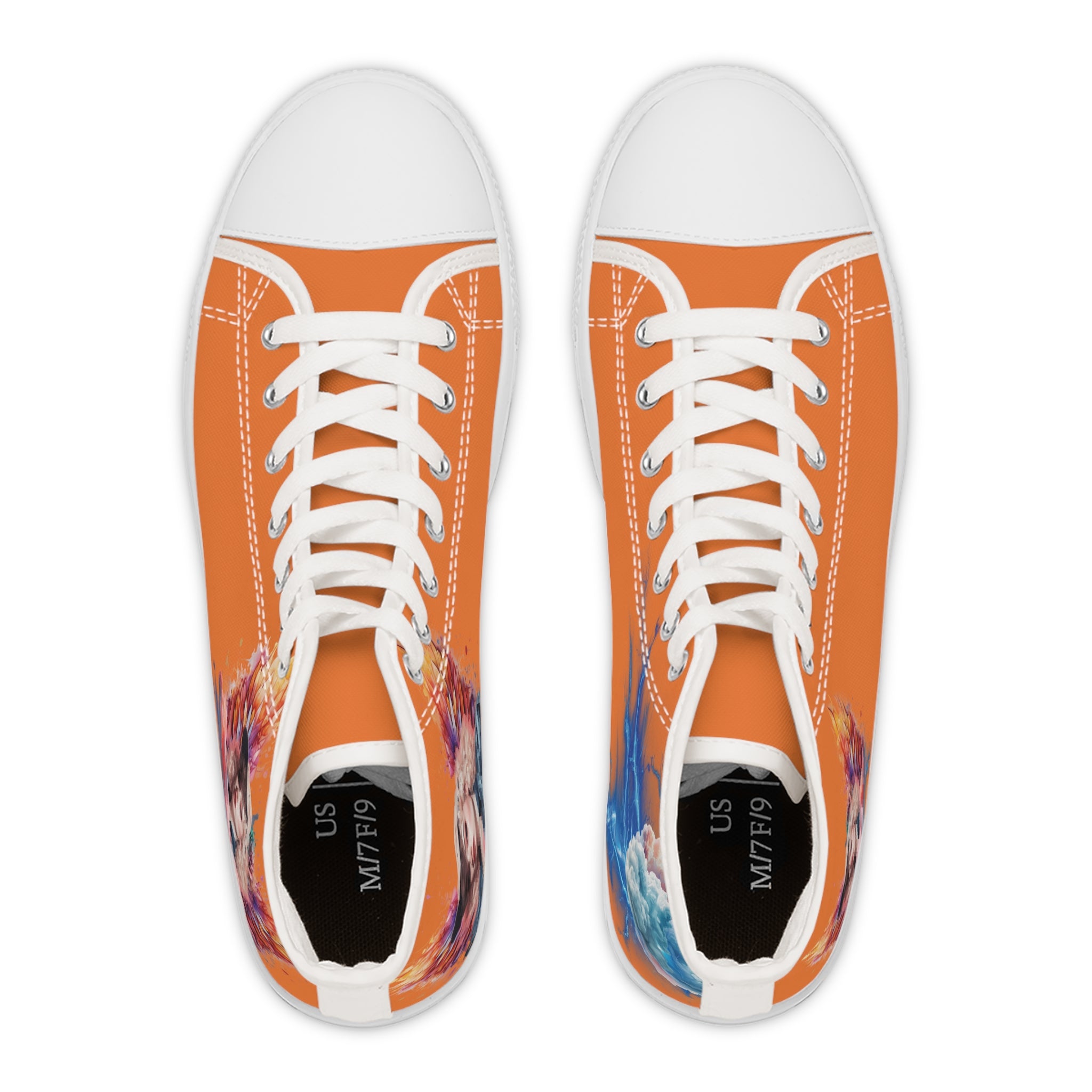 VIBE MATCH High Top Sneaker - Orange