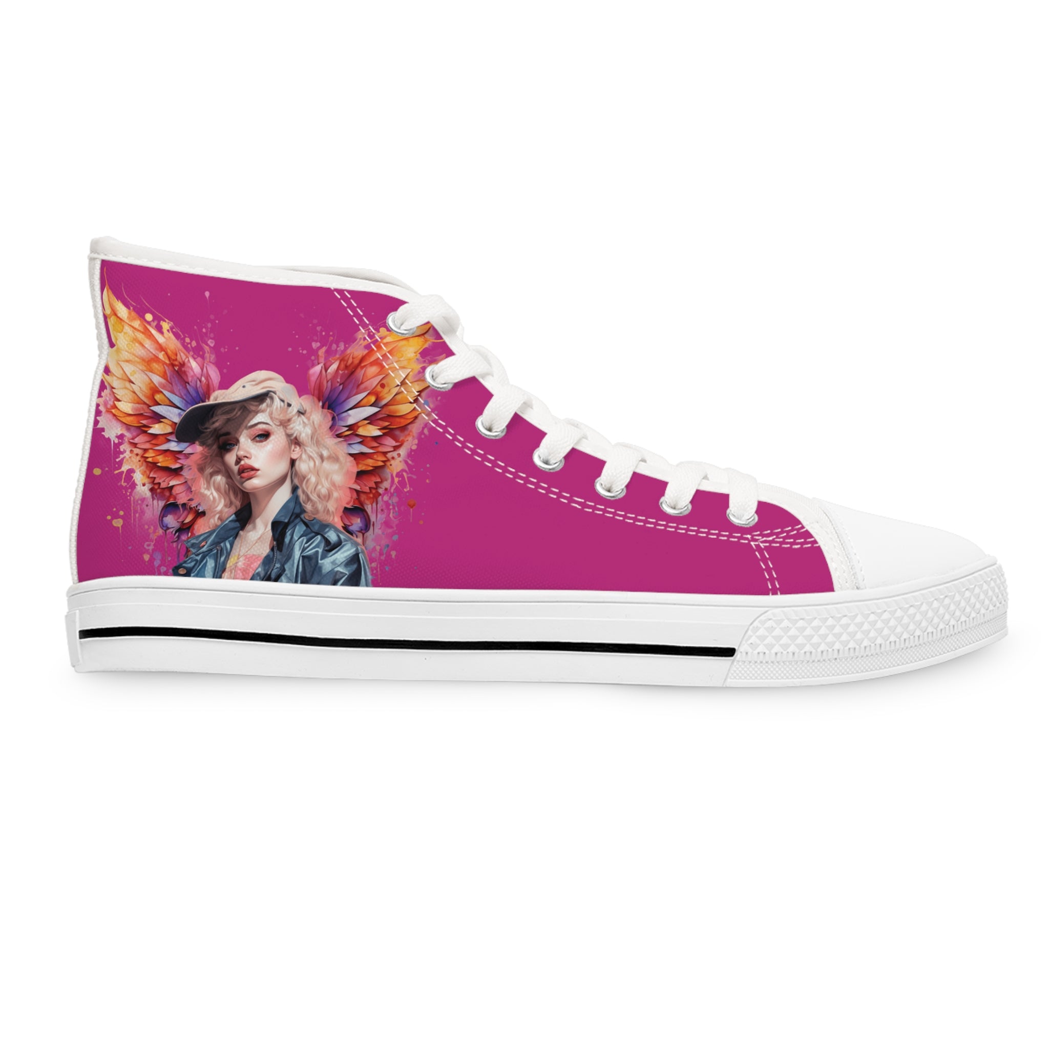 VIBE MATCH High Top Sneaker - Pink