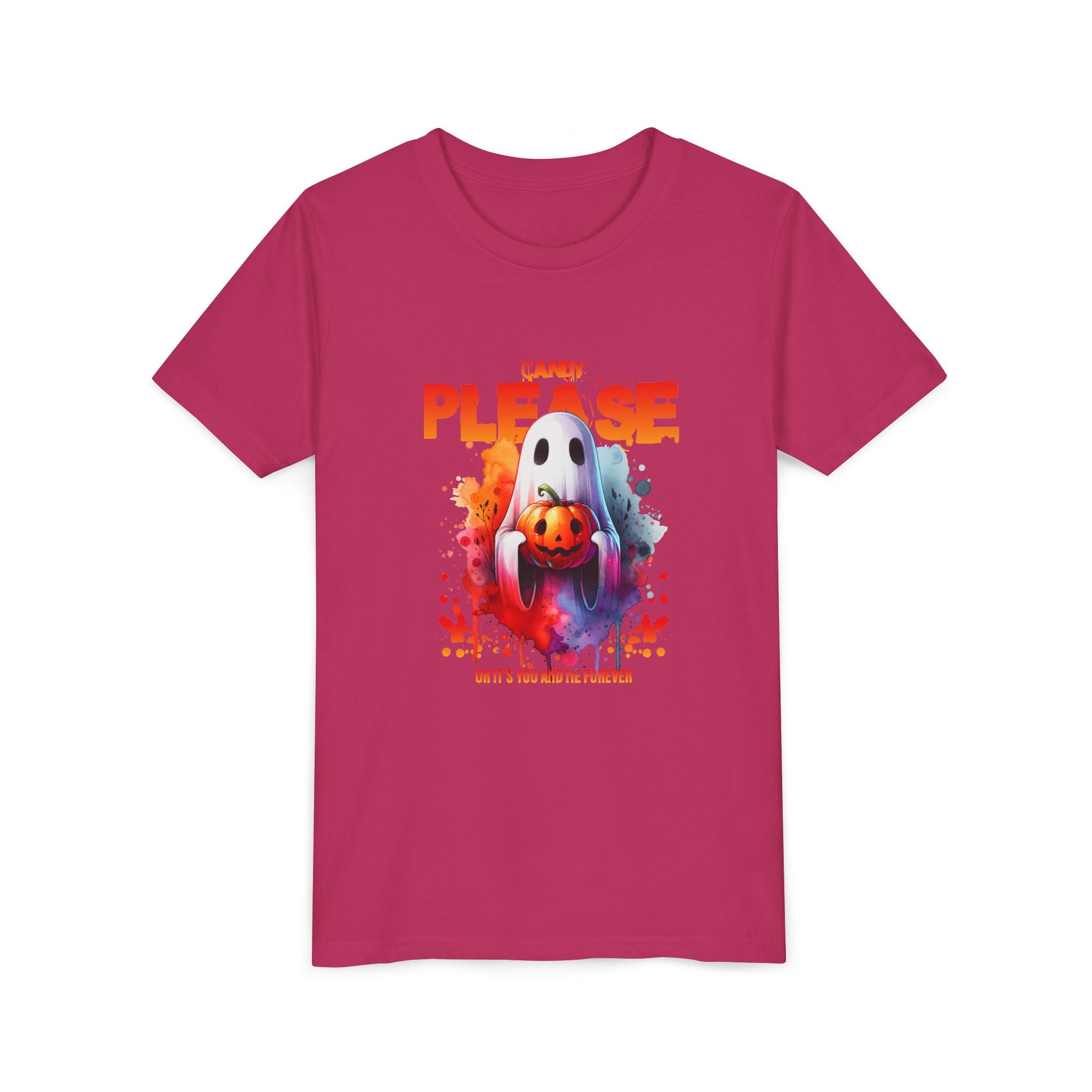 Candy Please Halloween T-Shrit - Youth