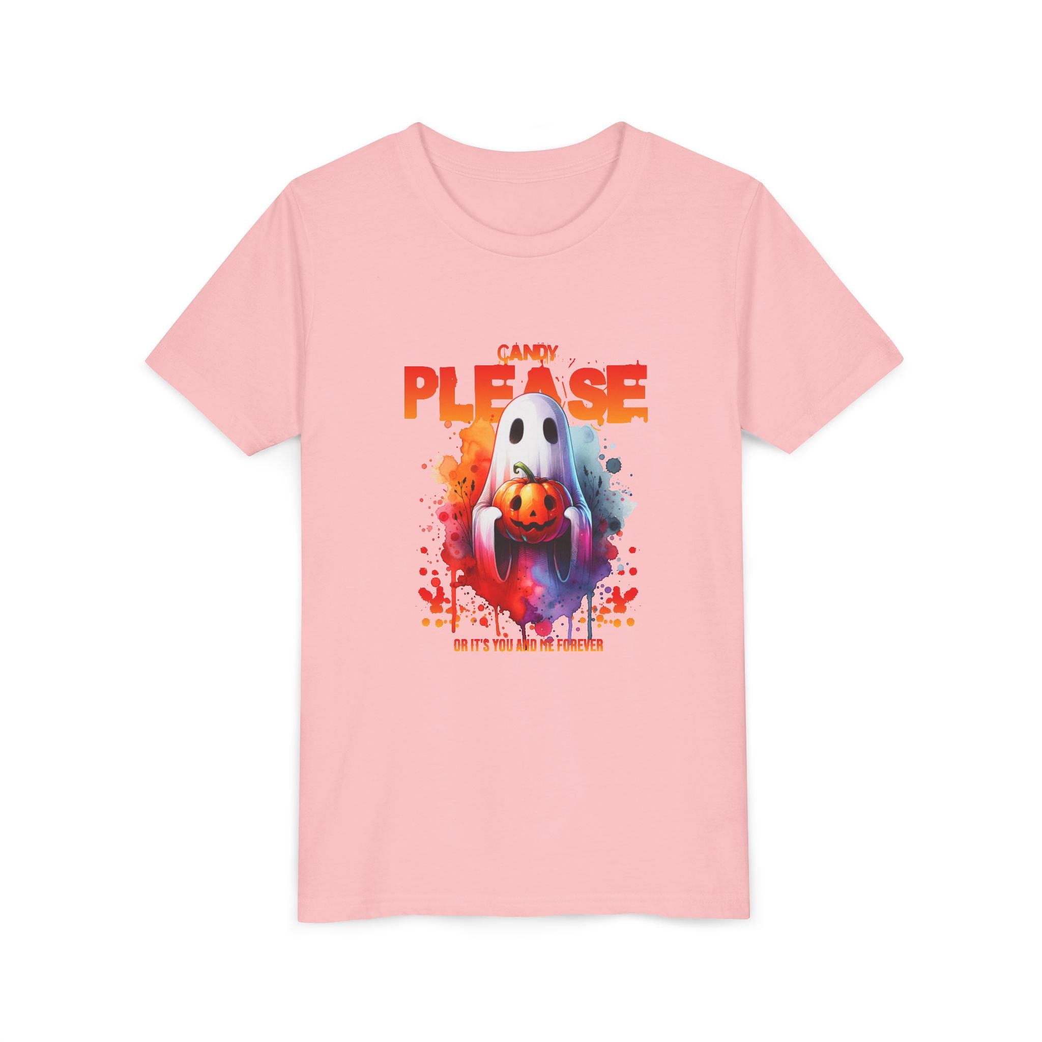Candy Please Halloween T-Shrit - Youth