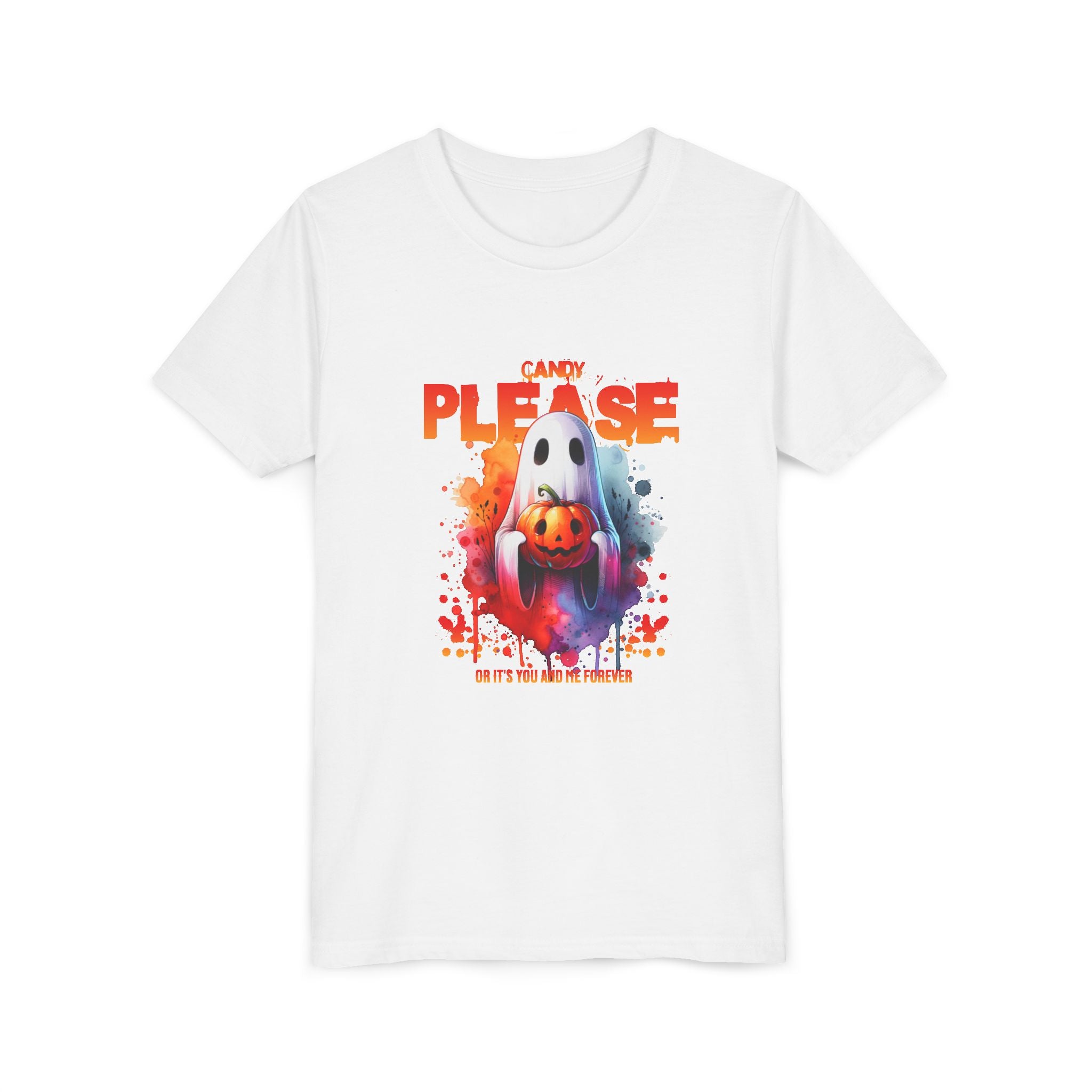 Candy Please Halloween T-Shrit - Youth