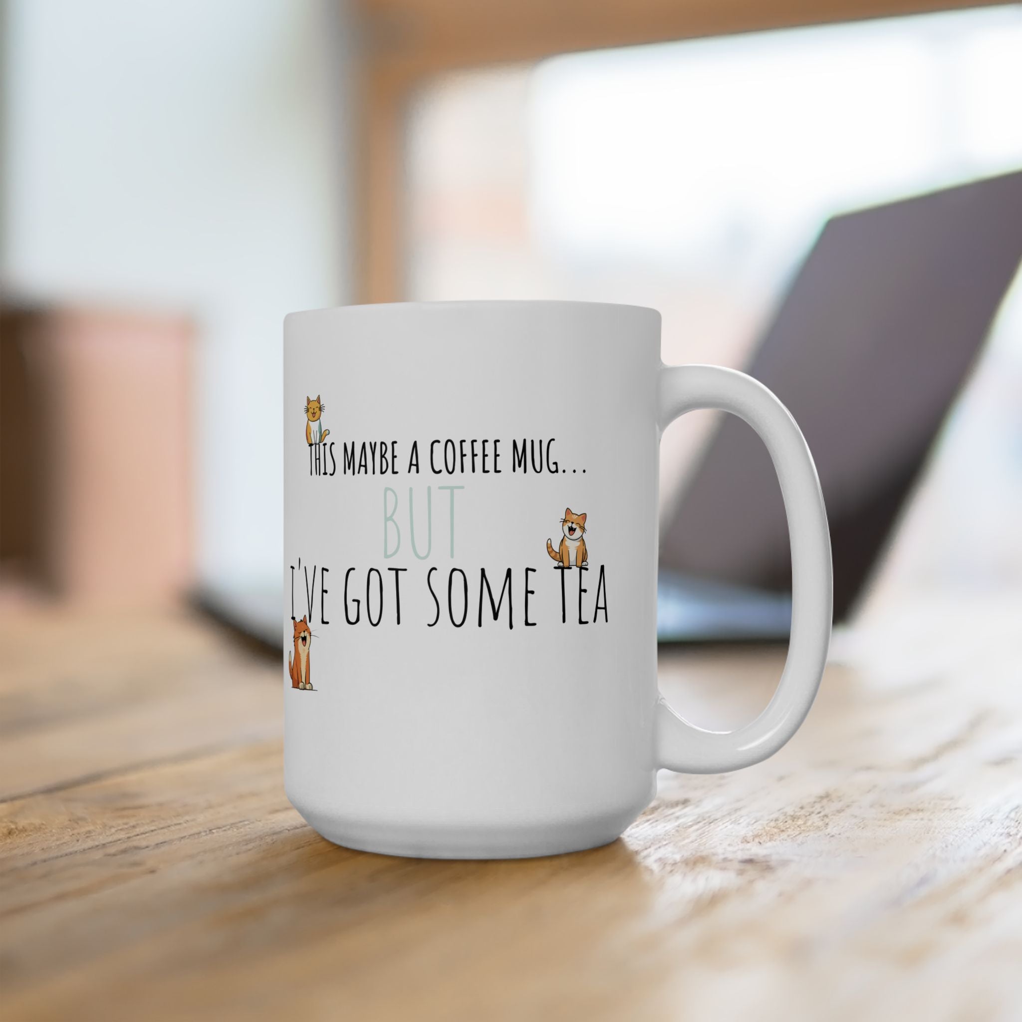 Cat Spill the Tea Mug