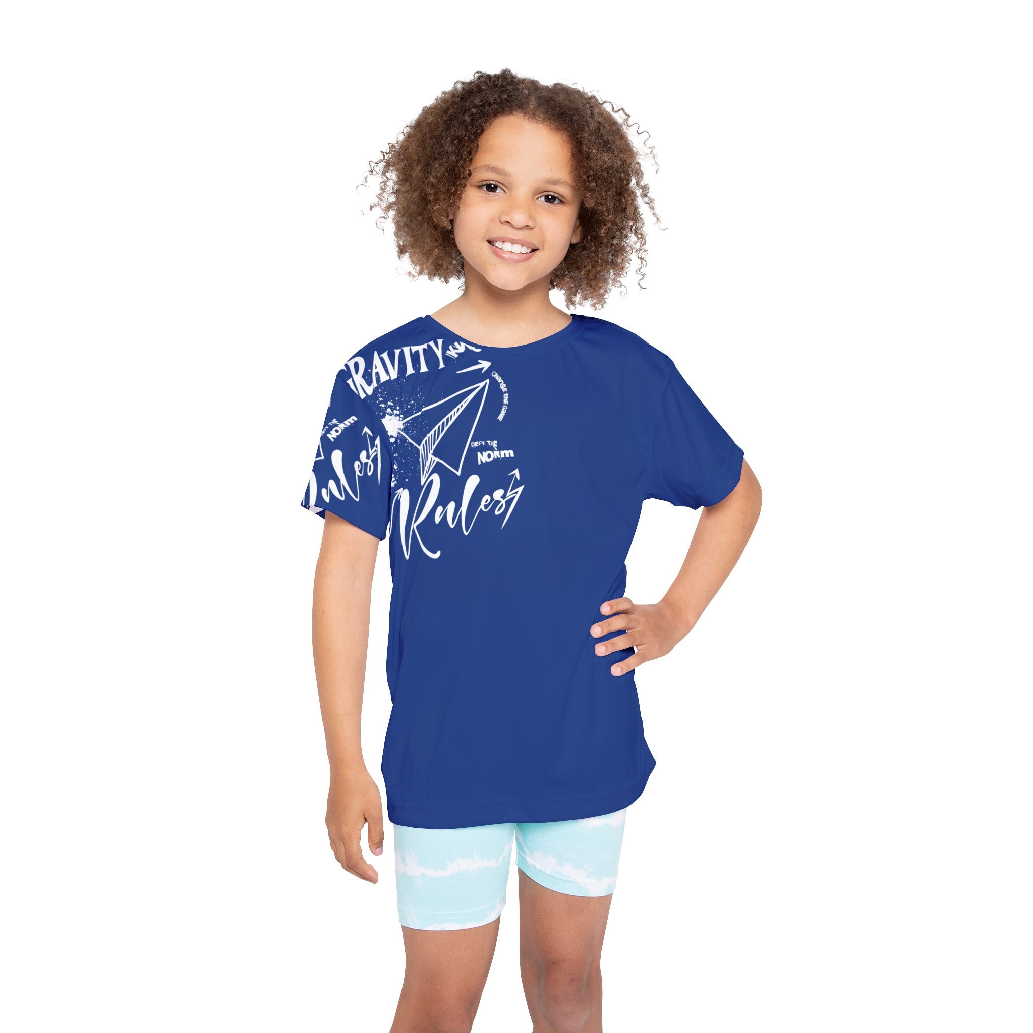 Throw It & Go Tee (Blue)
