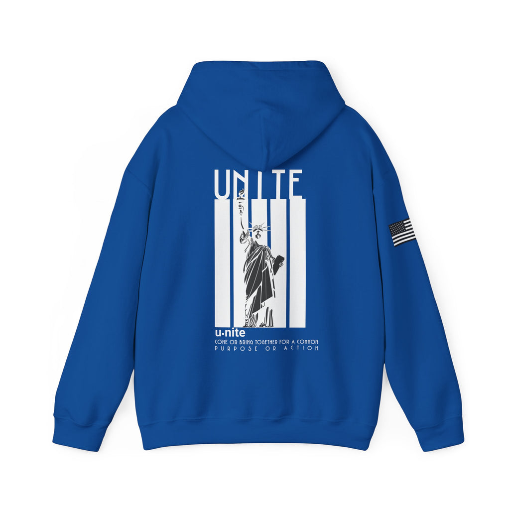 U-N-I-T-E Hoodie (White Writing)