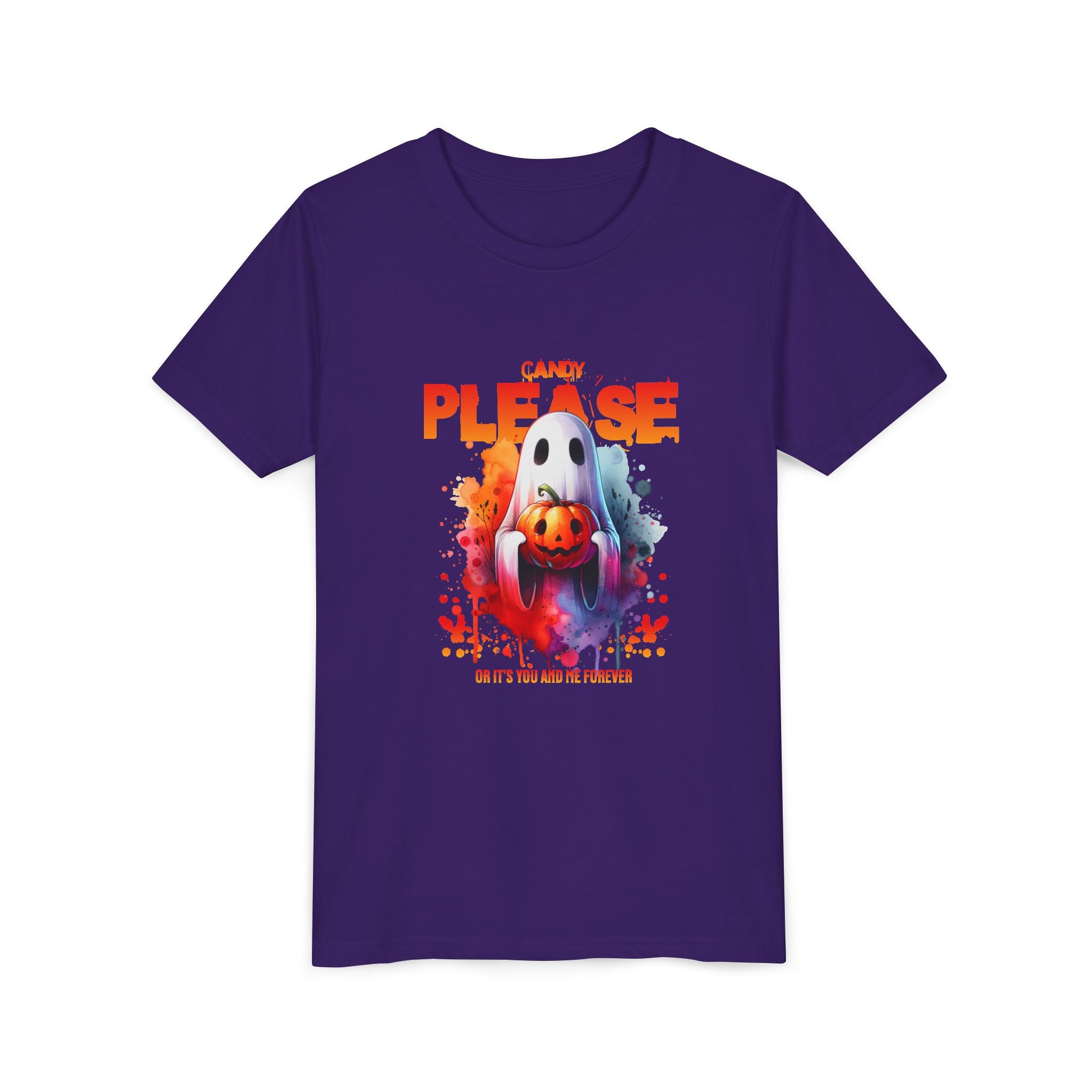 Candy Please Halloween T-Shrit - Youth