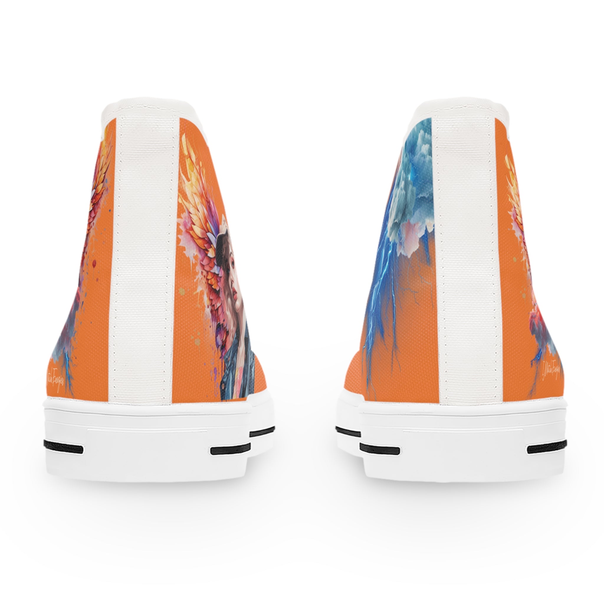 VIBE MATCH High Top Sneaker - Orange