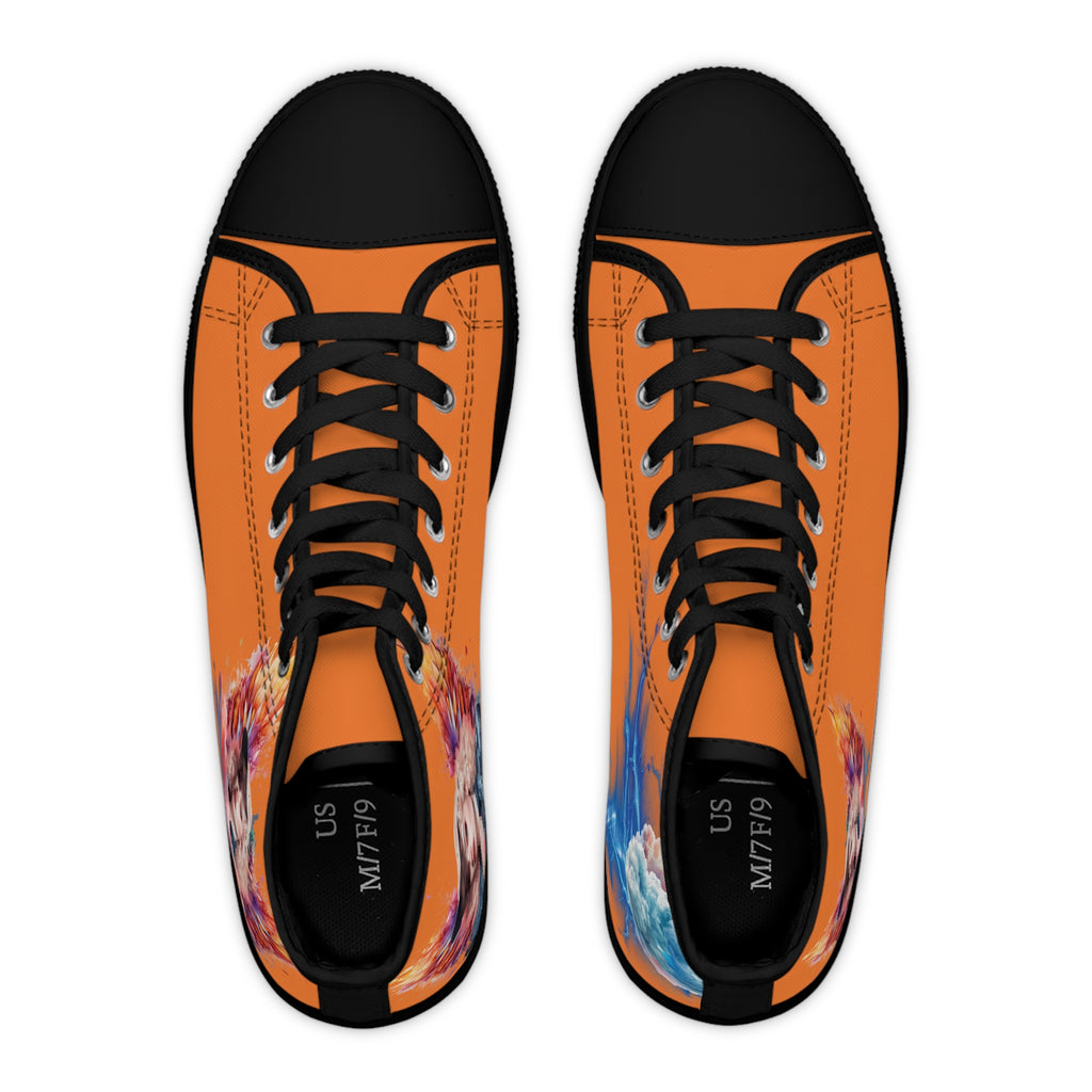 VIBE MATCH High Top Sneaker - Orange