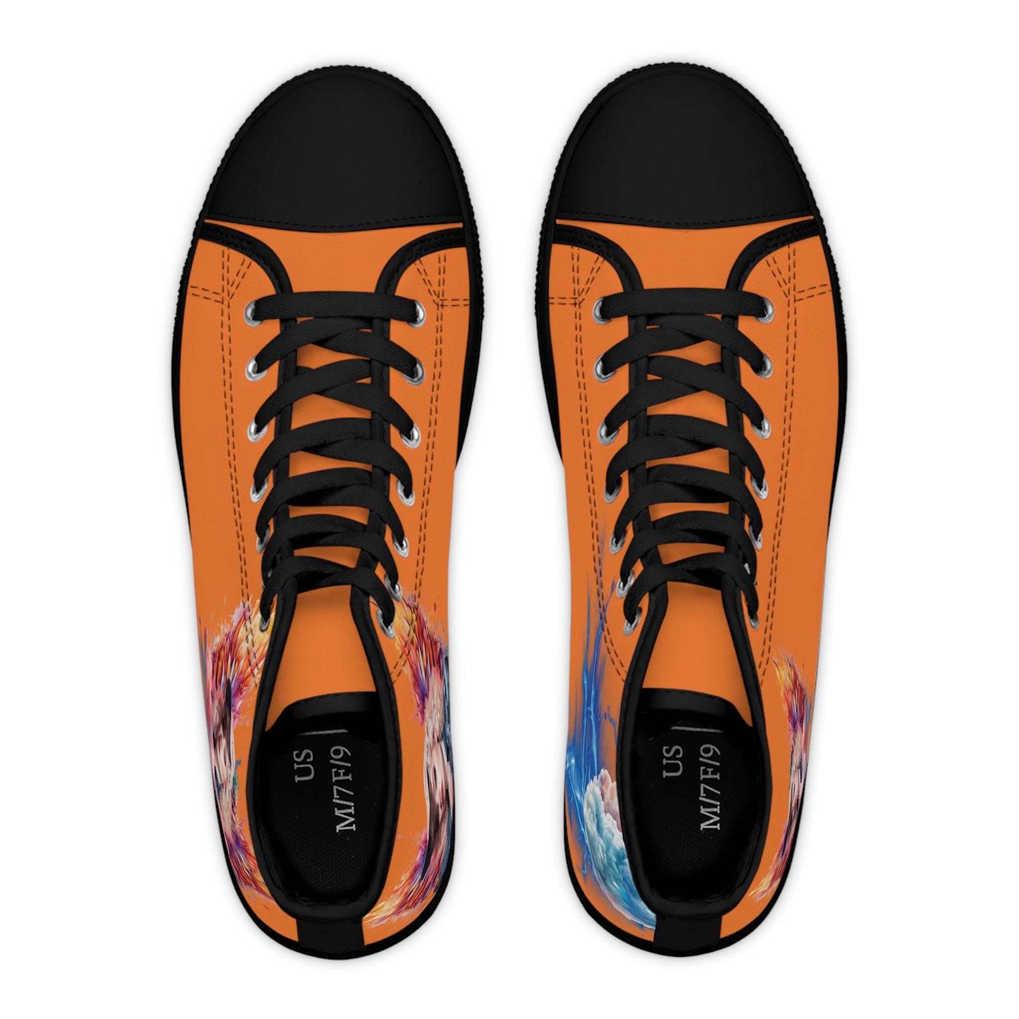 VIBE MATCH High Top Sneaker - Orange
