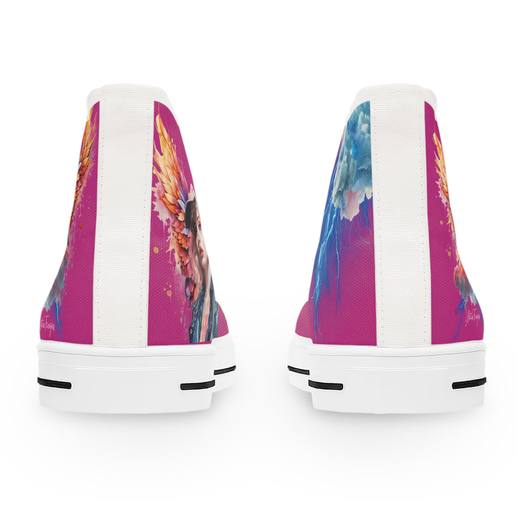 VIBE MATCH High Top Sneaker - Pink