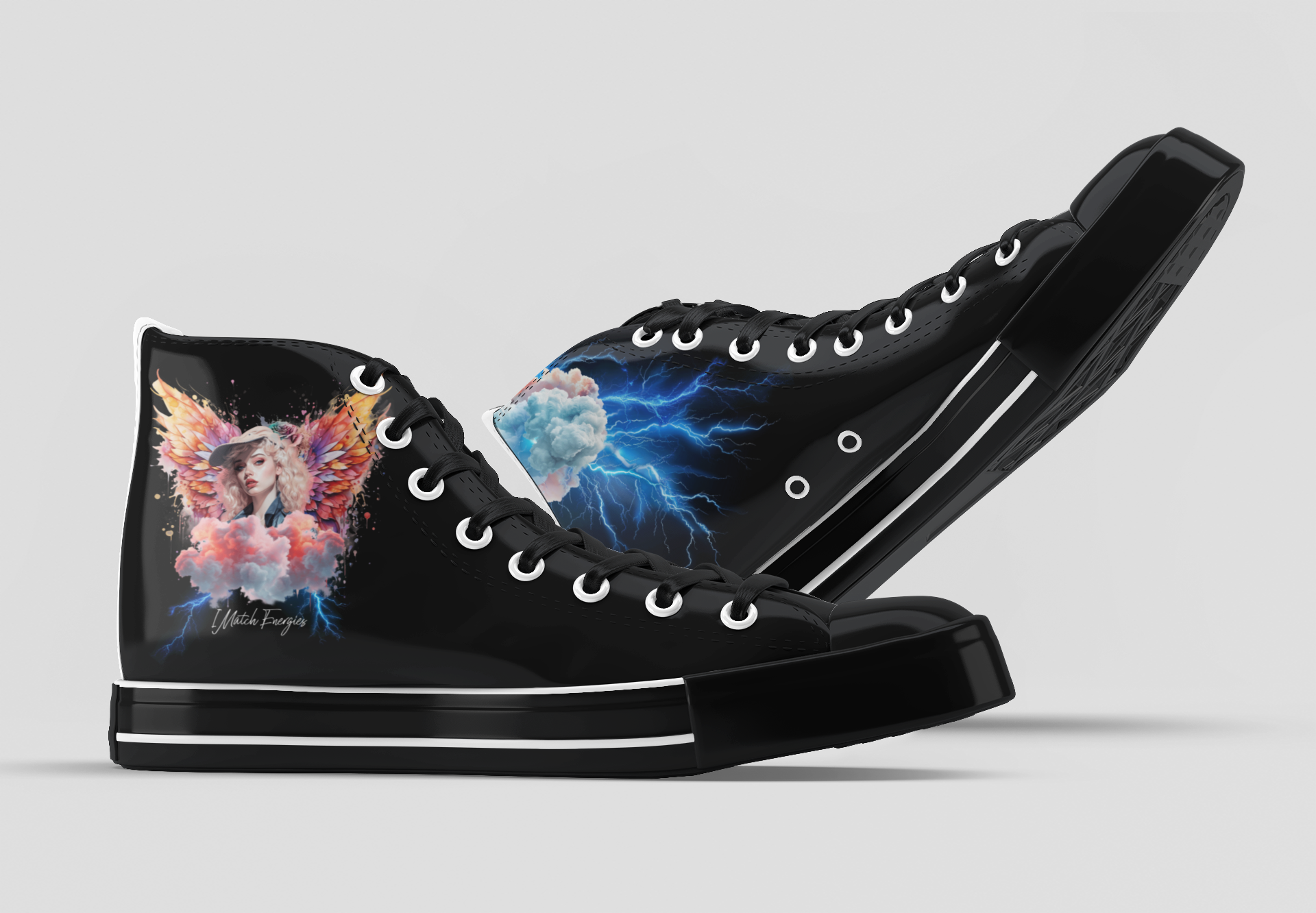 VIBE MATCH High Top Sneaker - Black