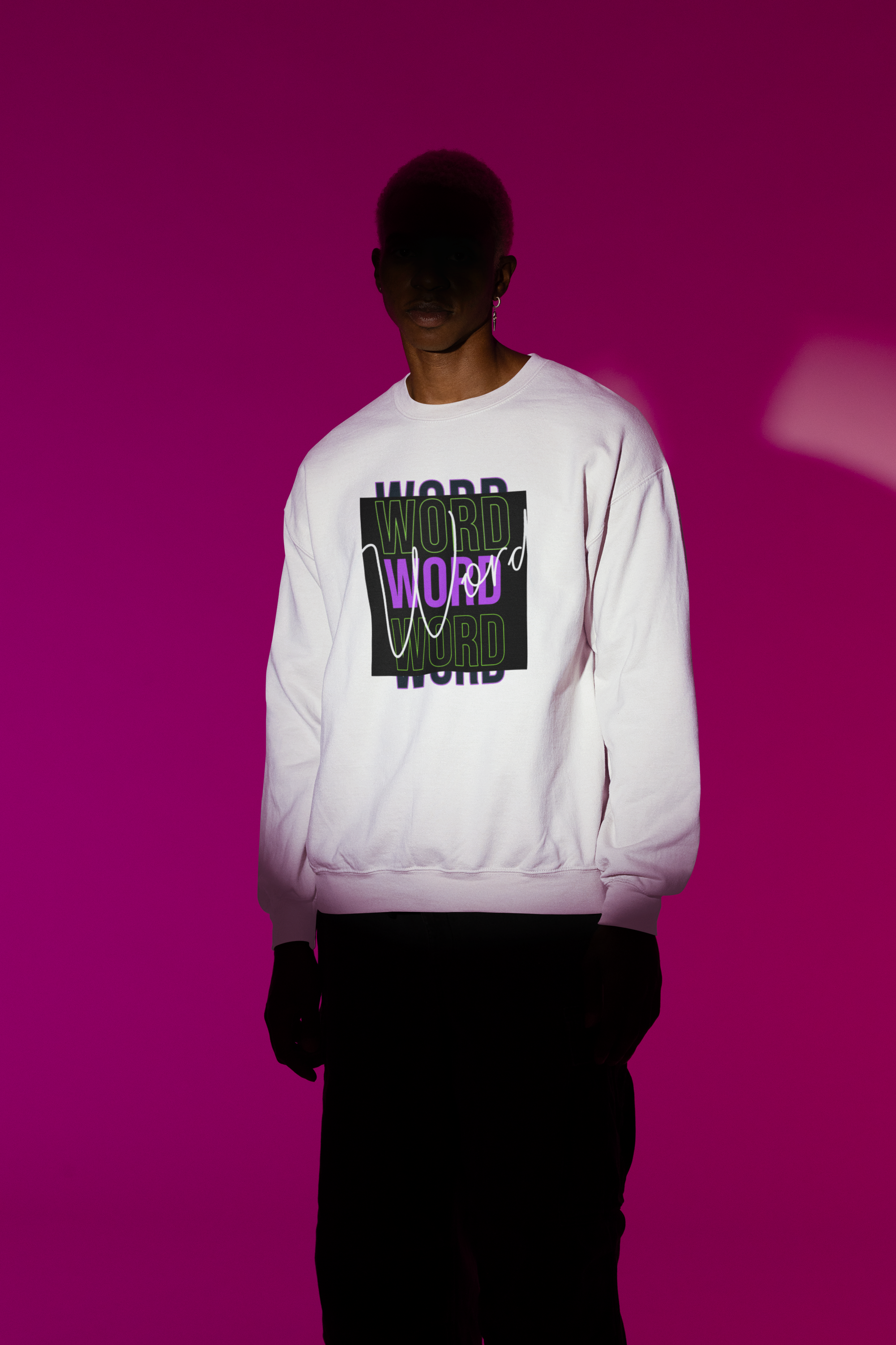WORD Statement Sweater