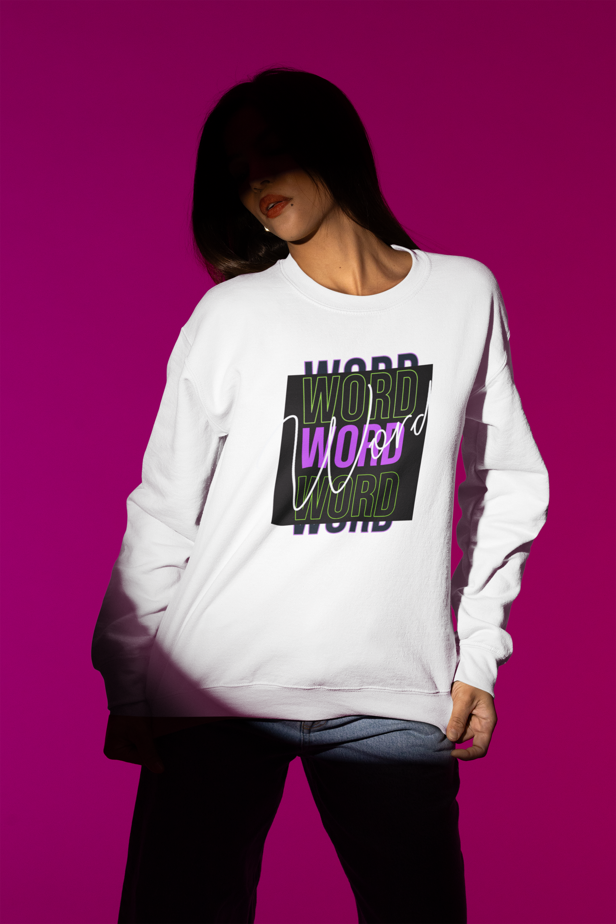 WORD Statement Sweater