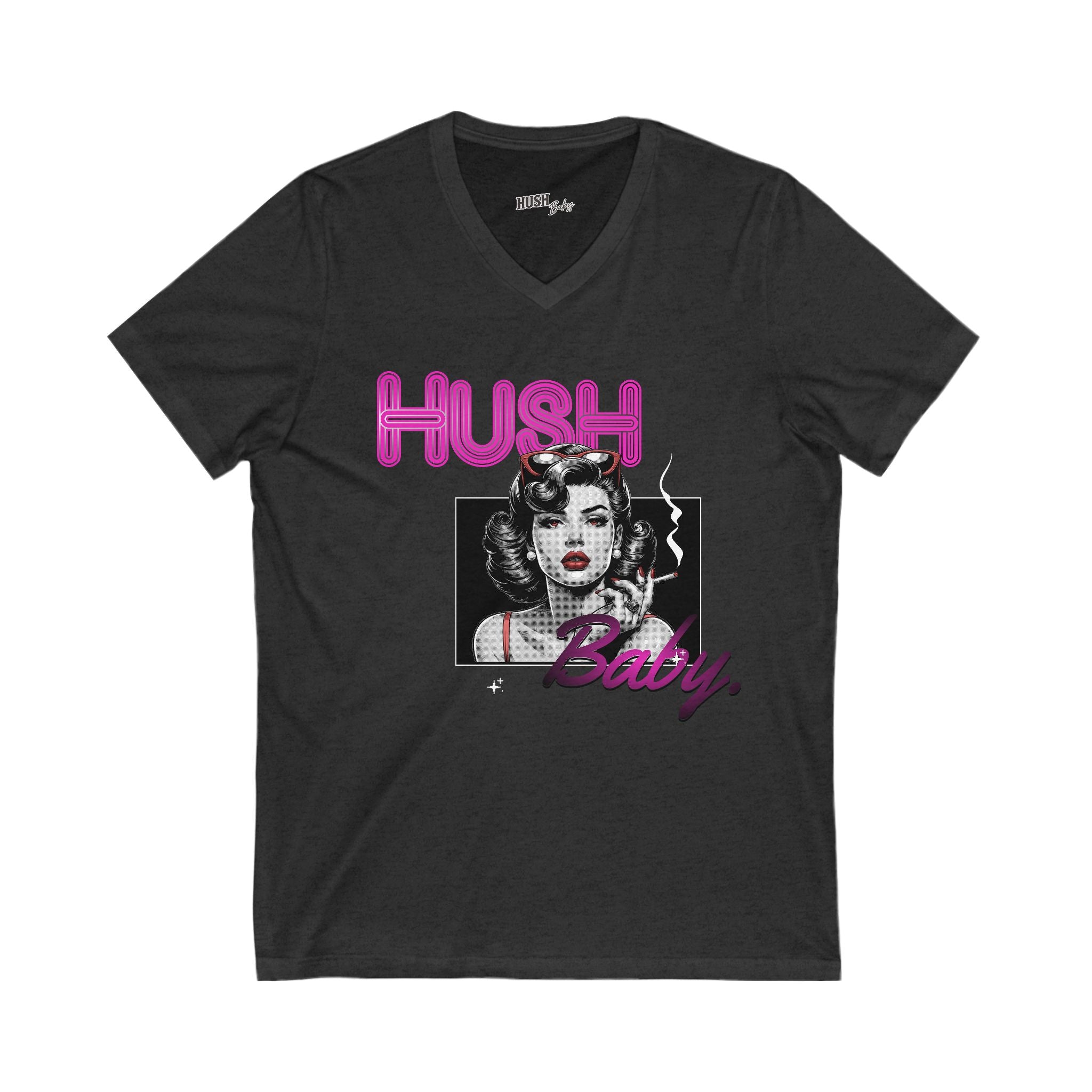 Hush Baby Vintage V-Neck Tee