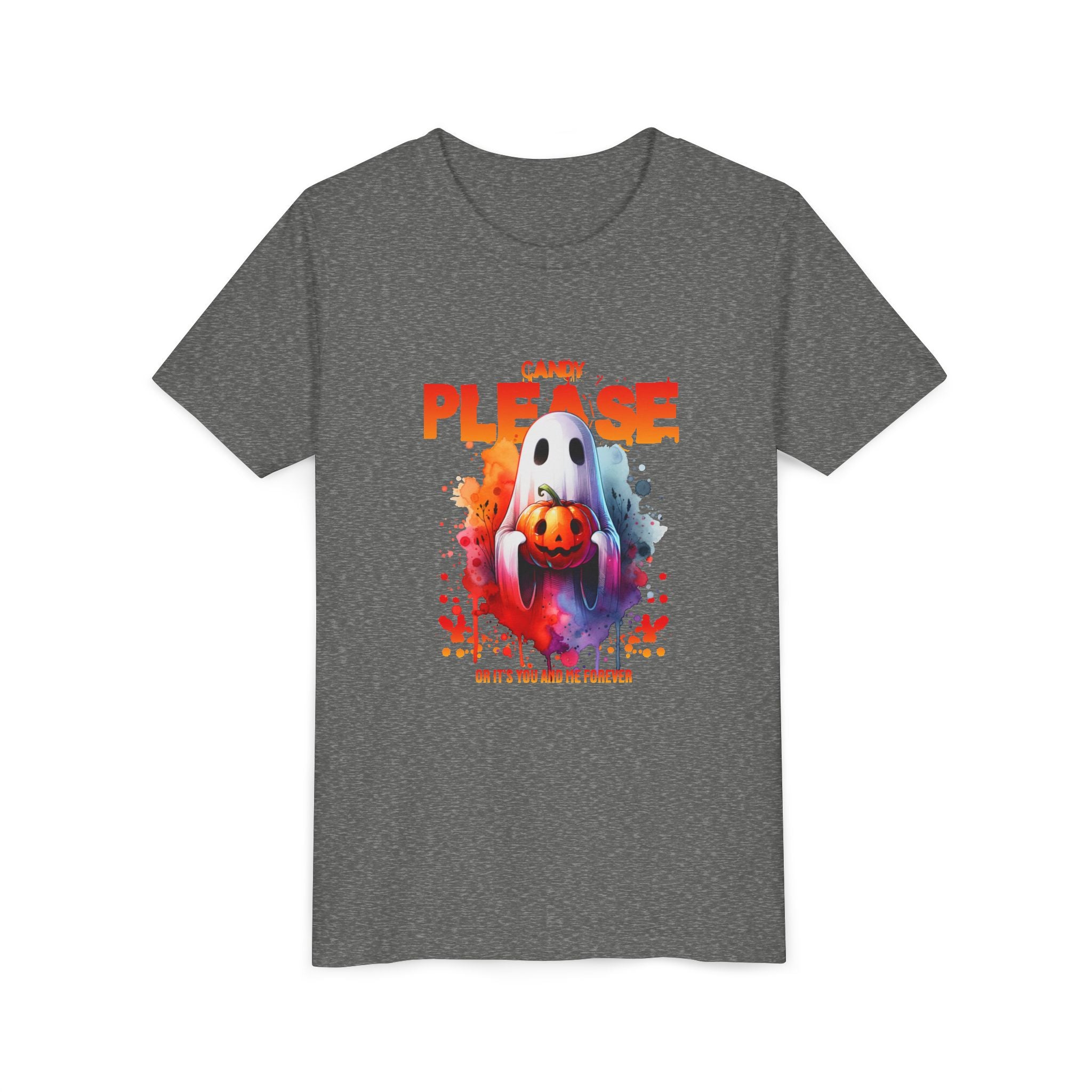 Candy Please Halloween T-Shrit - Youth