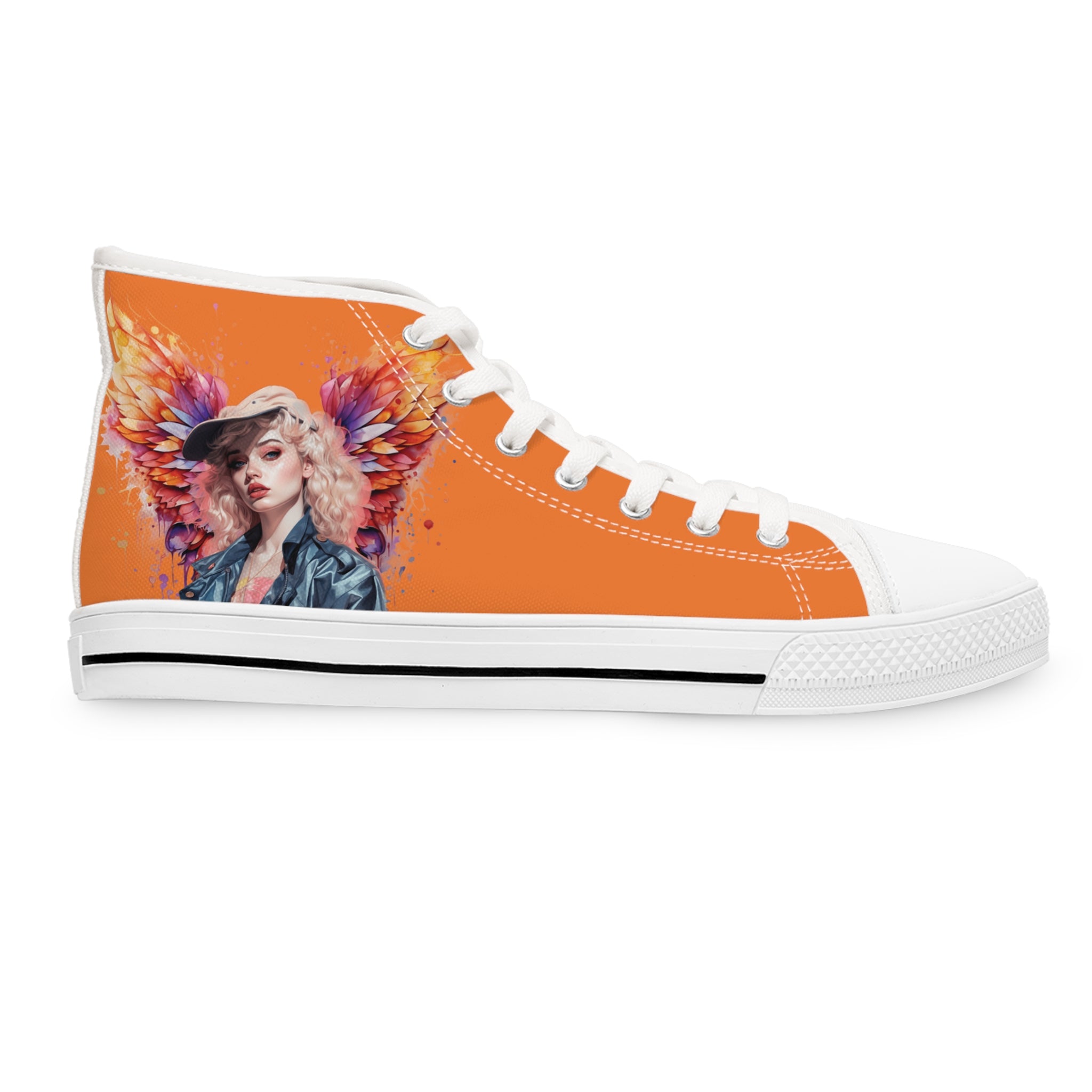 VIBE MATCH High Top Sneaker - Orange