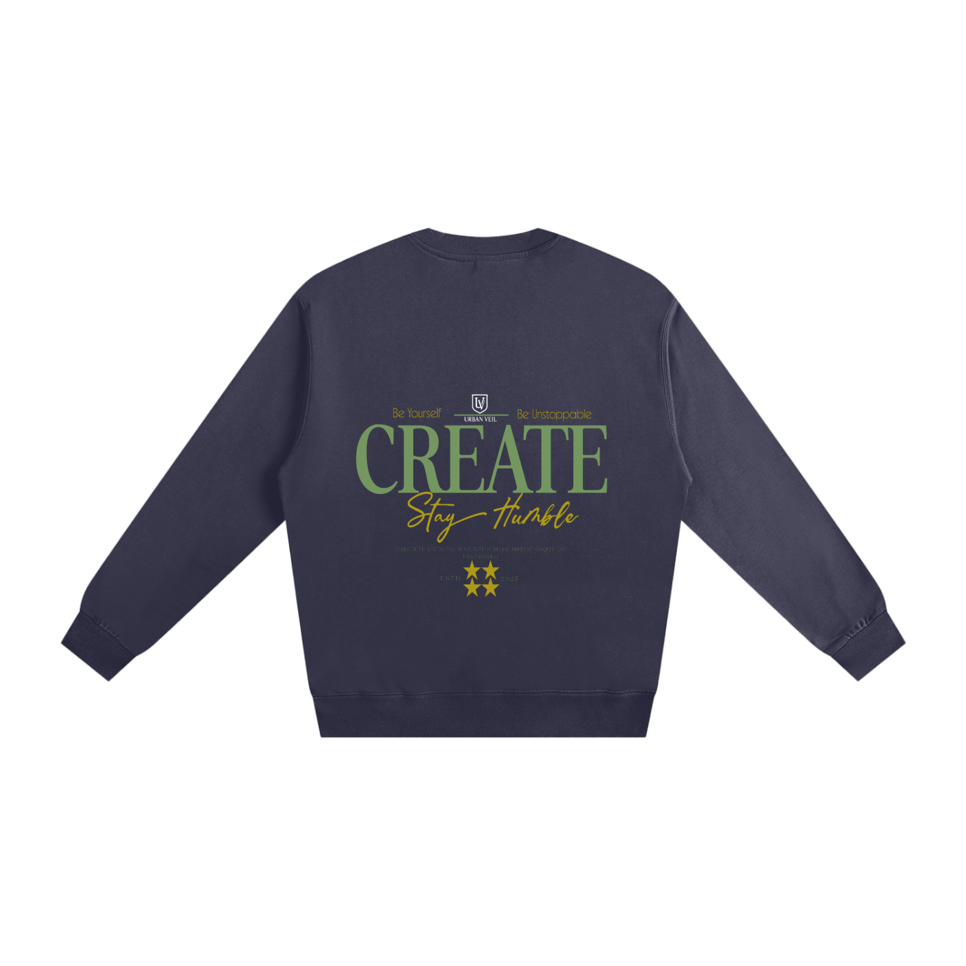 men's wear,everyday wear,comfort wear,gift for him,men's clothing,everyday sweatshirt,Urban Veil,Stay Humble Sweatshirt