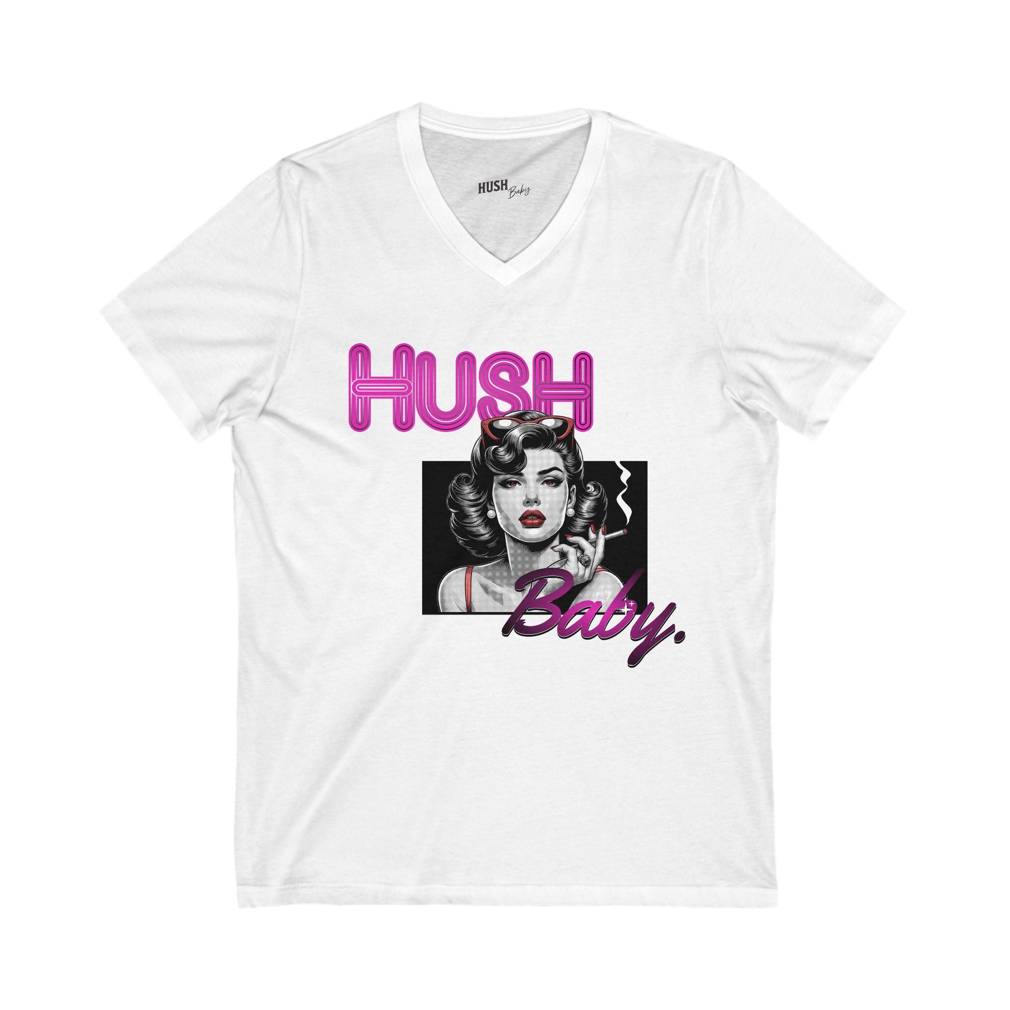 Hush Baby Vintage V-Neck Tee