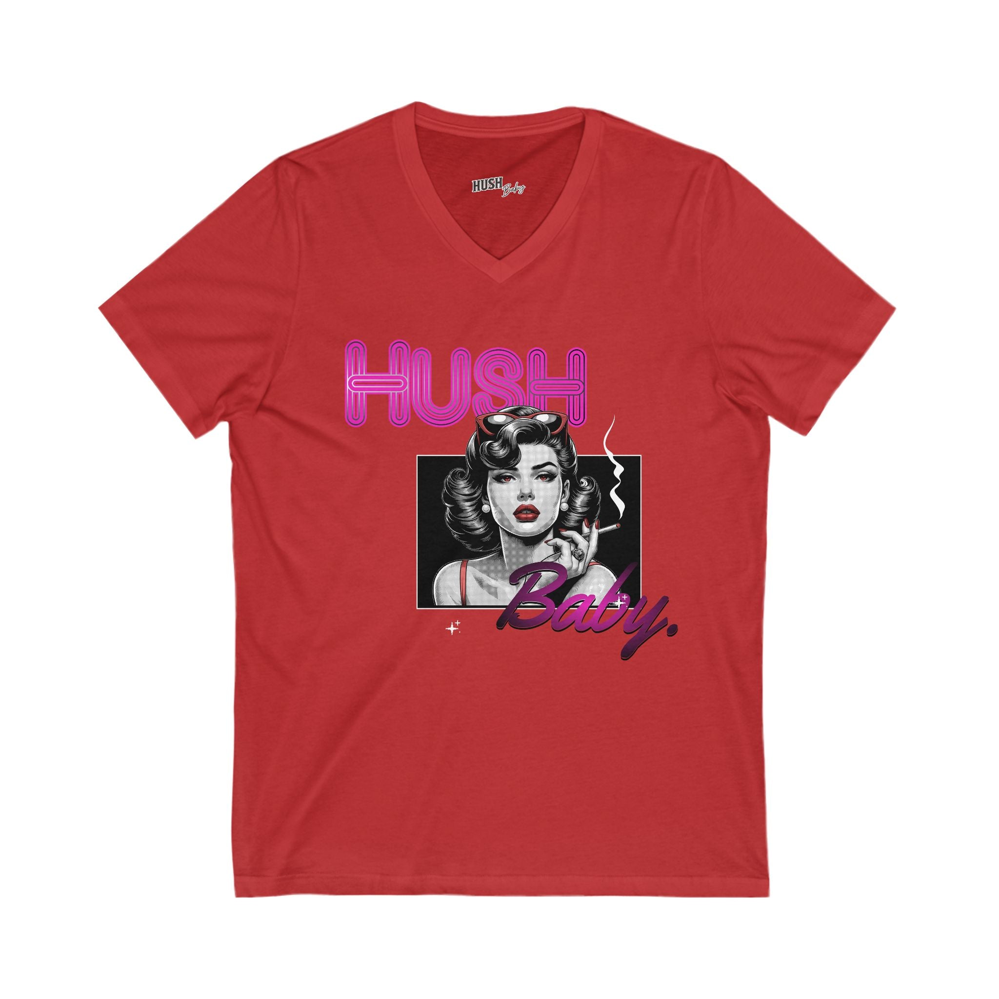 Hush Baby Vintage V-Neck Tee