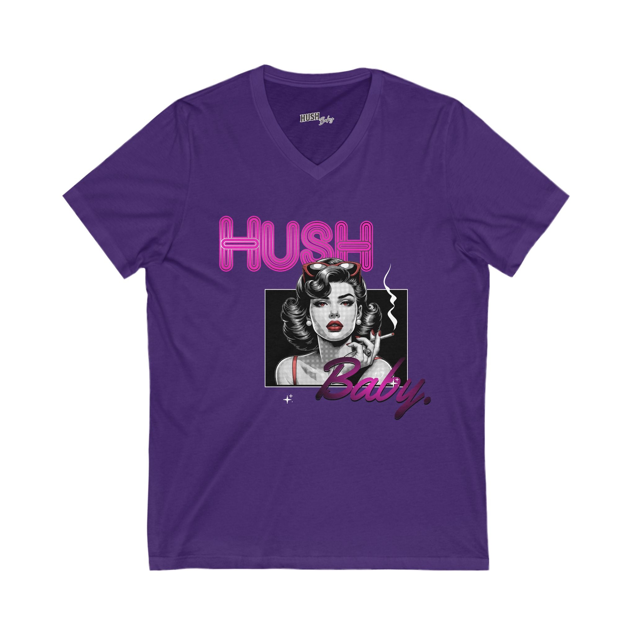 Hush Baby Vintage V-Neck Tee