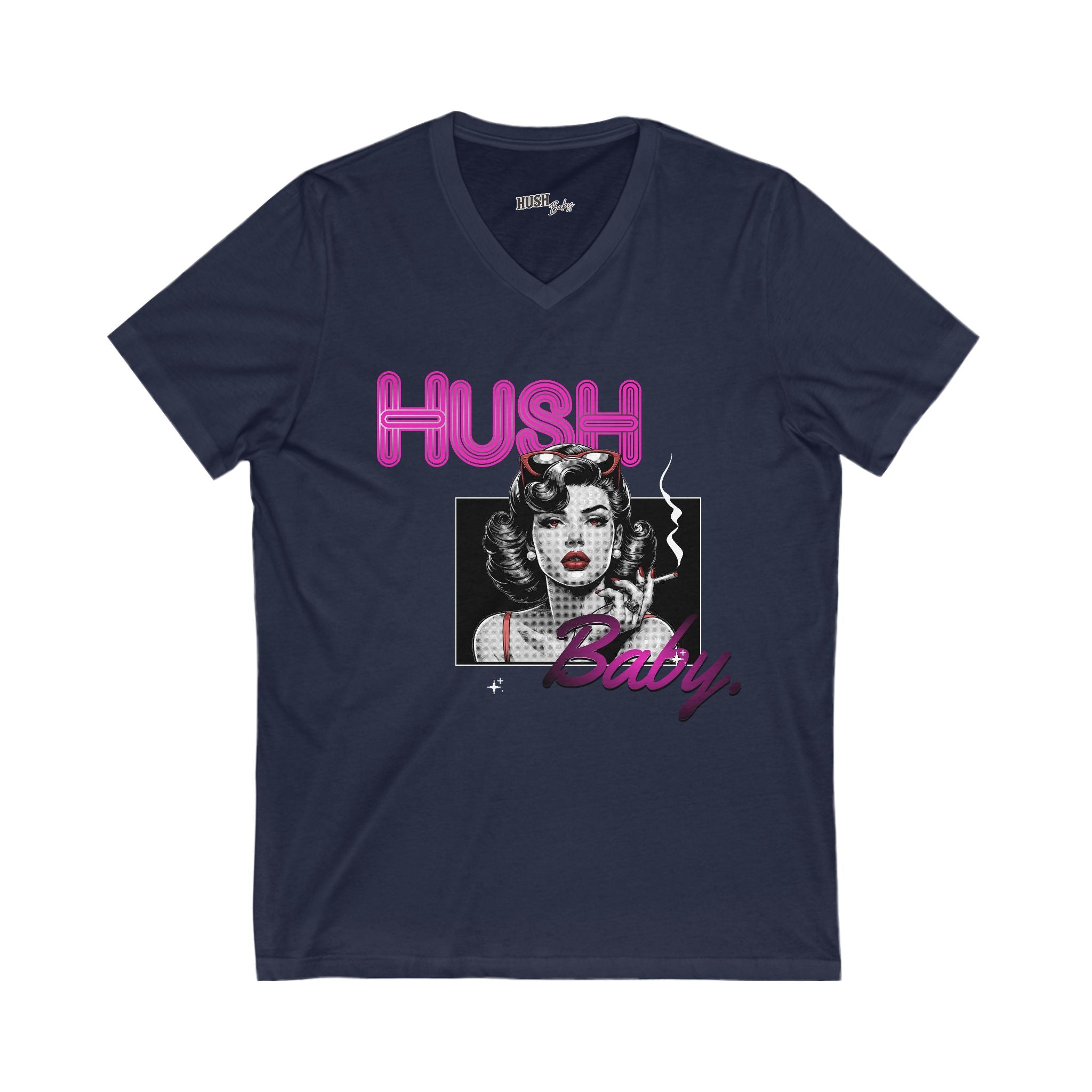 Hush Baby Vintage V-Neck Tee