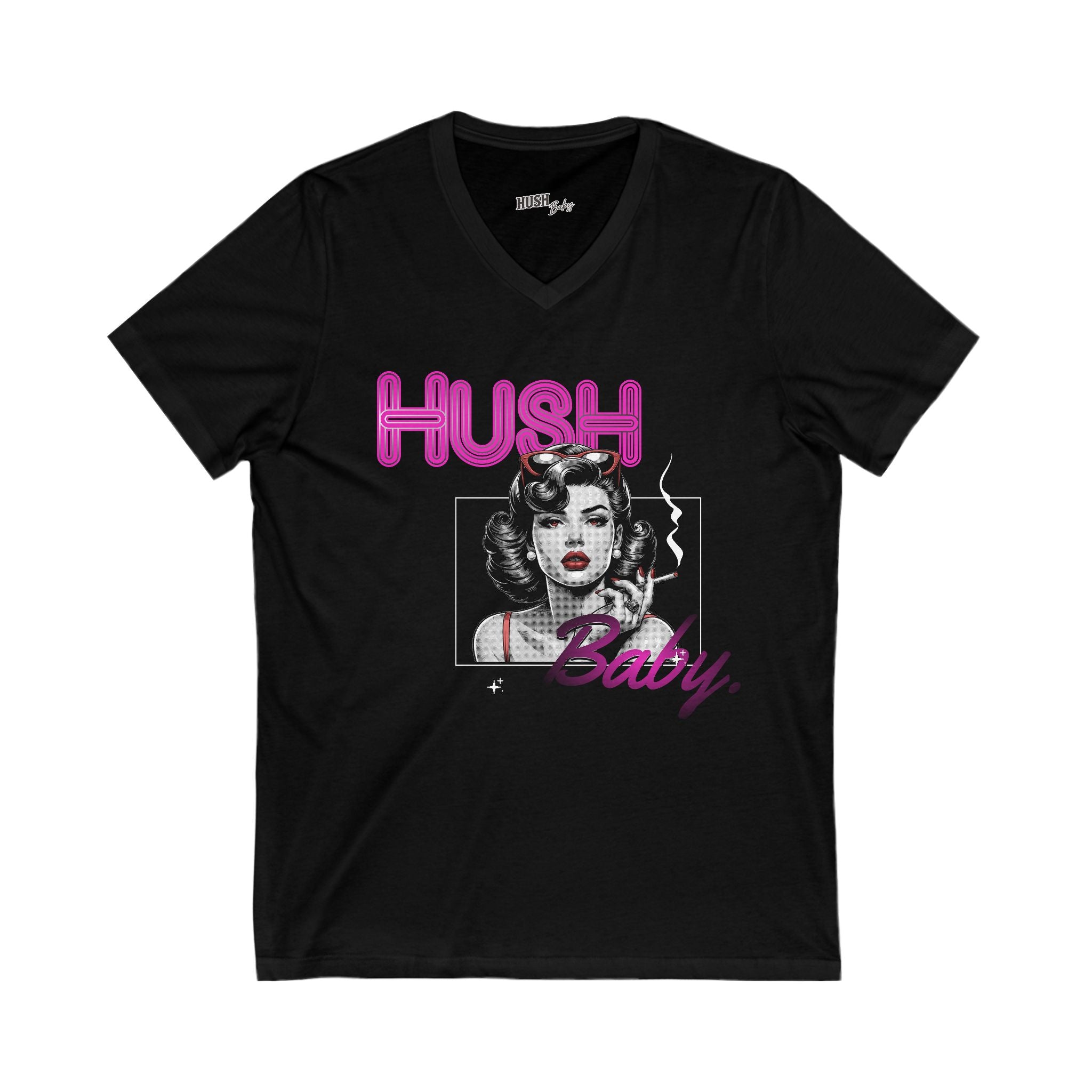 Hush Baby Vintage V-Neck Tee