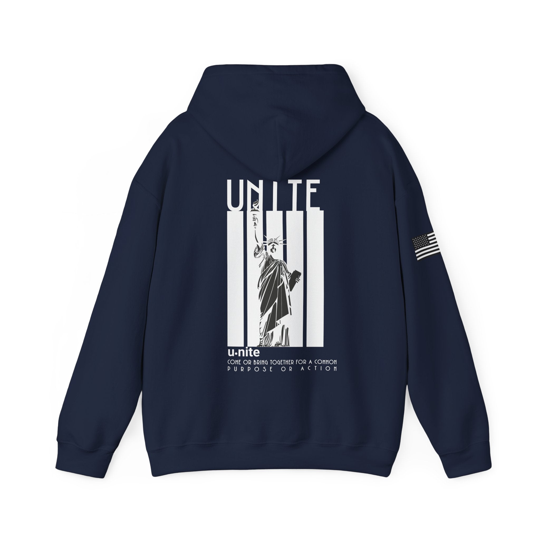 U-N-I-T-E Hoodie (White Writing)