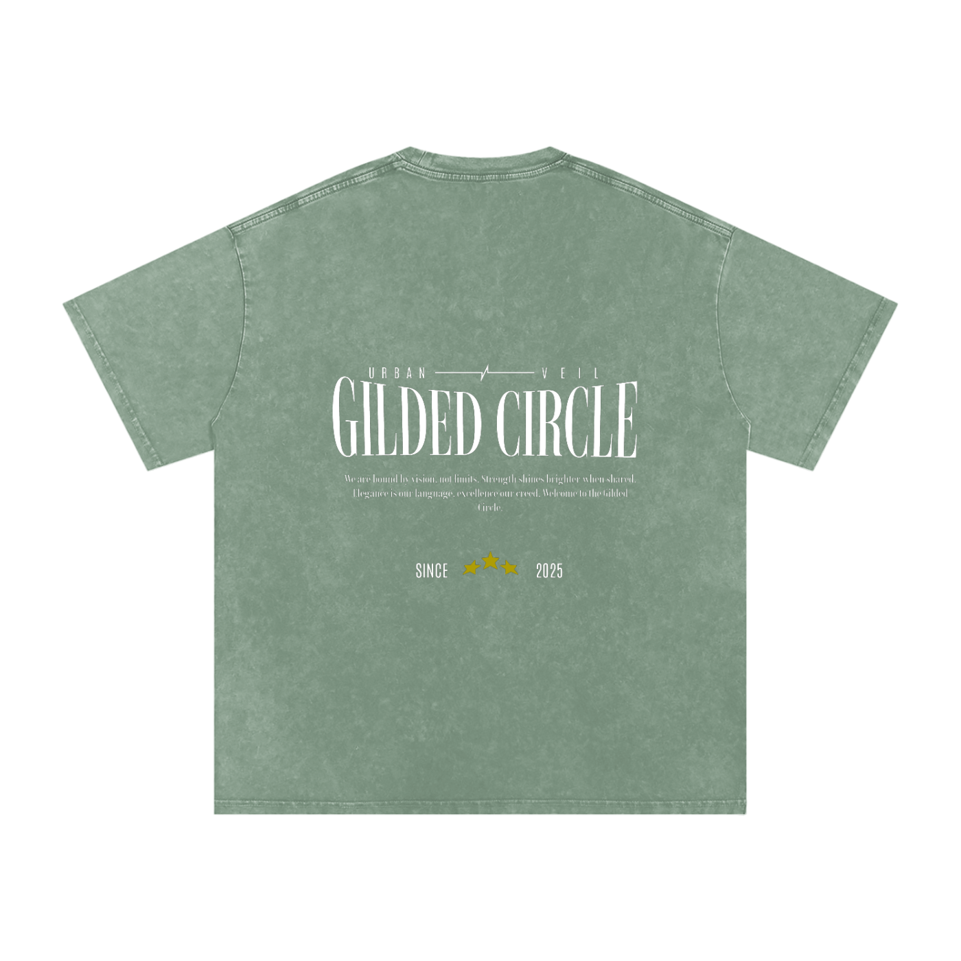 Gilded Circle Oversized Cotton T-Shirt