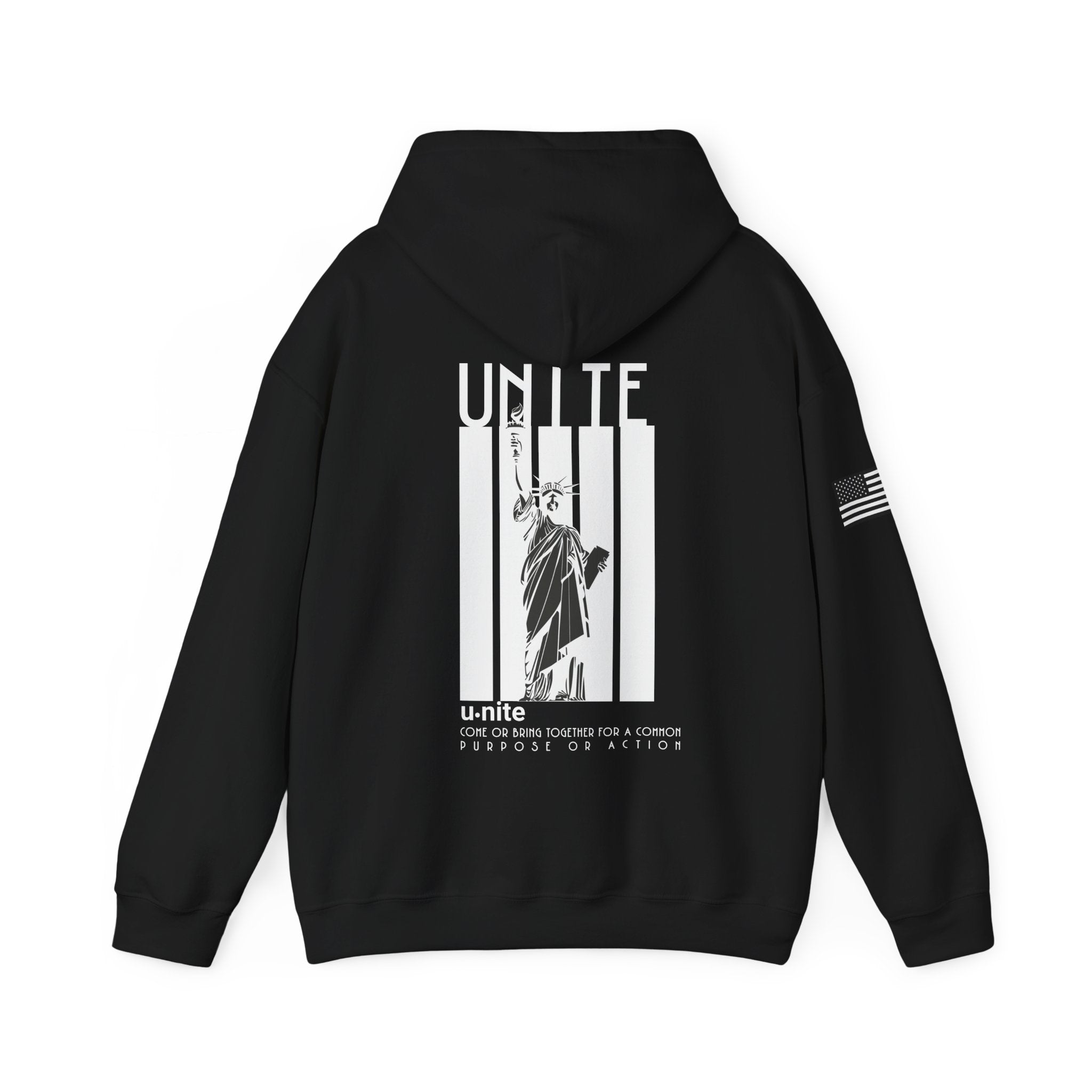 U-N-I-T-E Hoodie (White Writing)