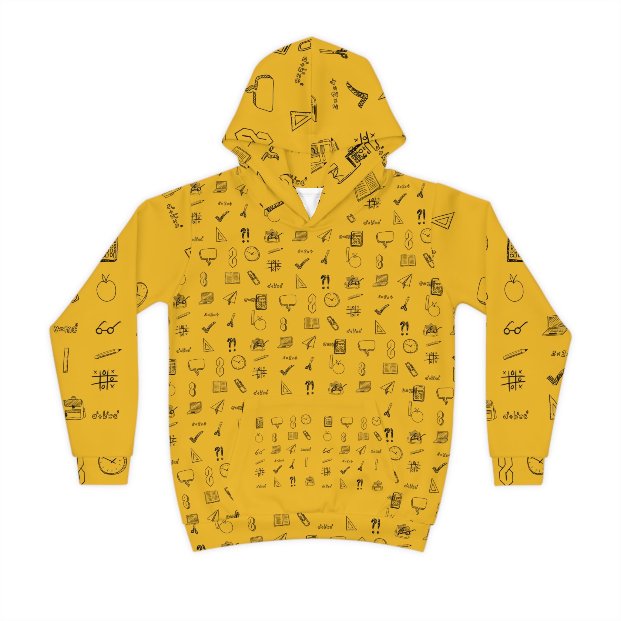 Retro School Hoodie (Yellow)