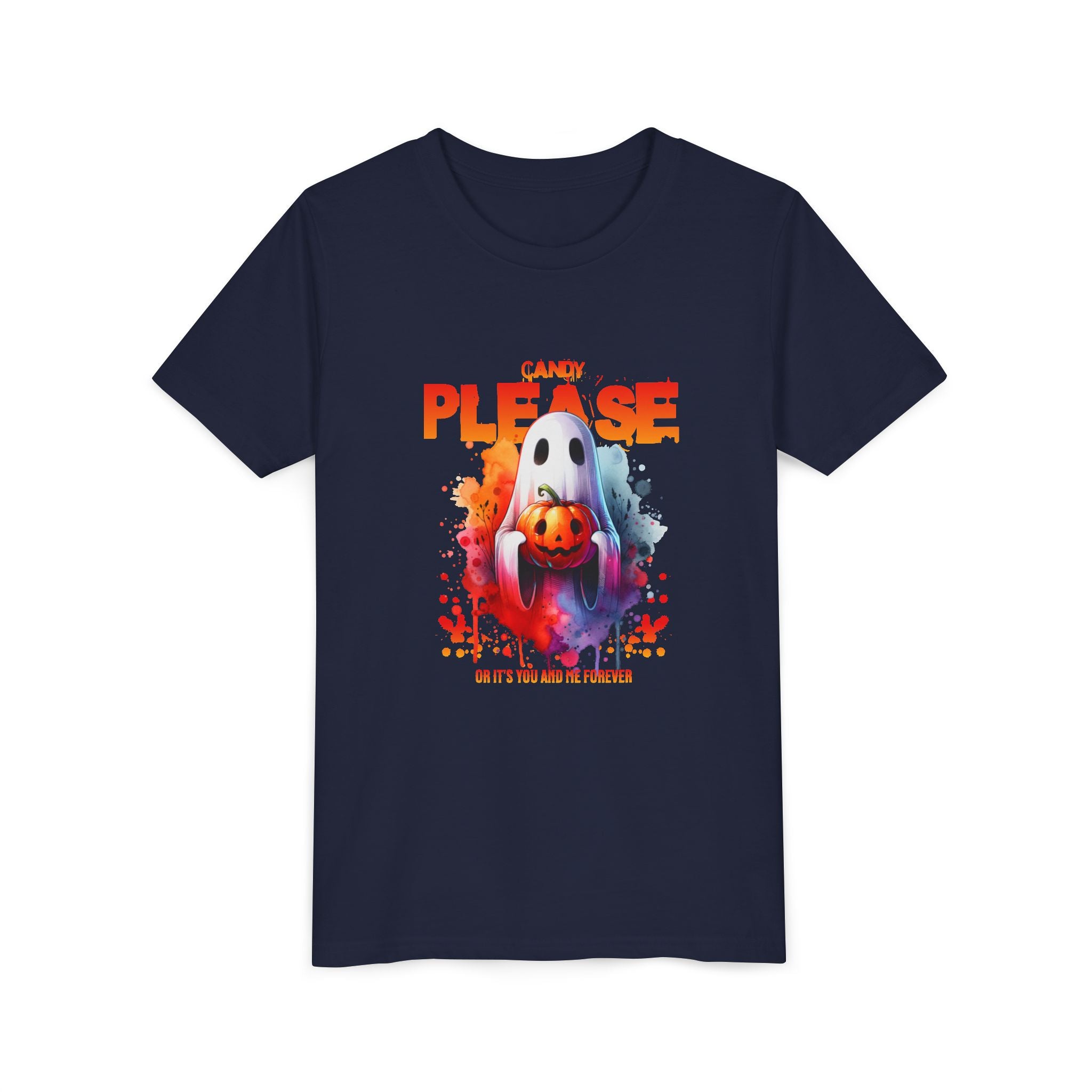 Candy Please Halloween T-Shrit - Youth