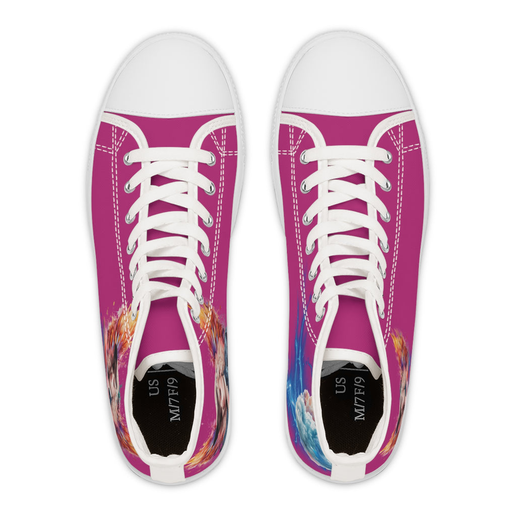 VIBE MATCH High Top Sneaker - Pink