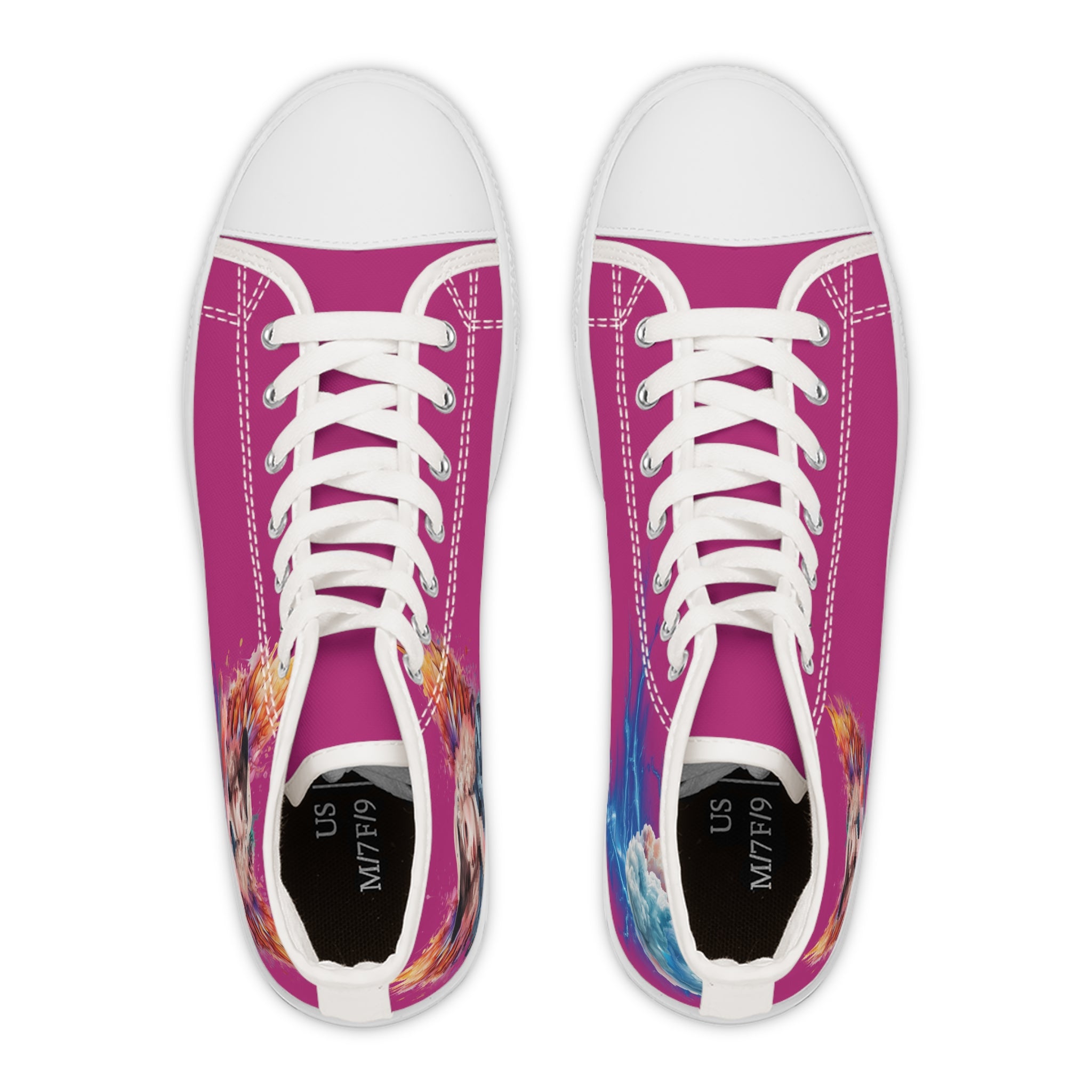 VIBE MATCH High Top Sneaker - Pink