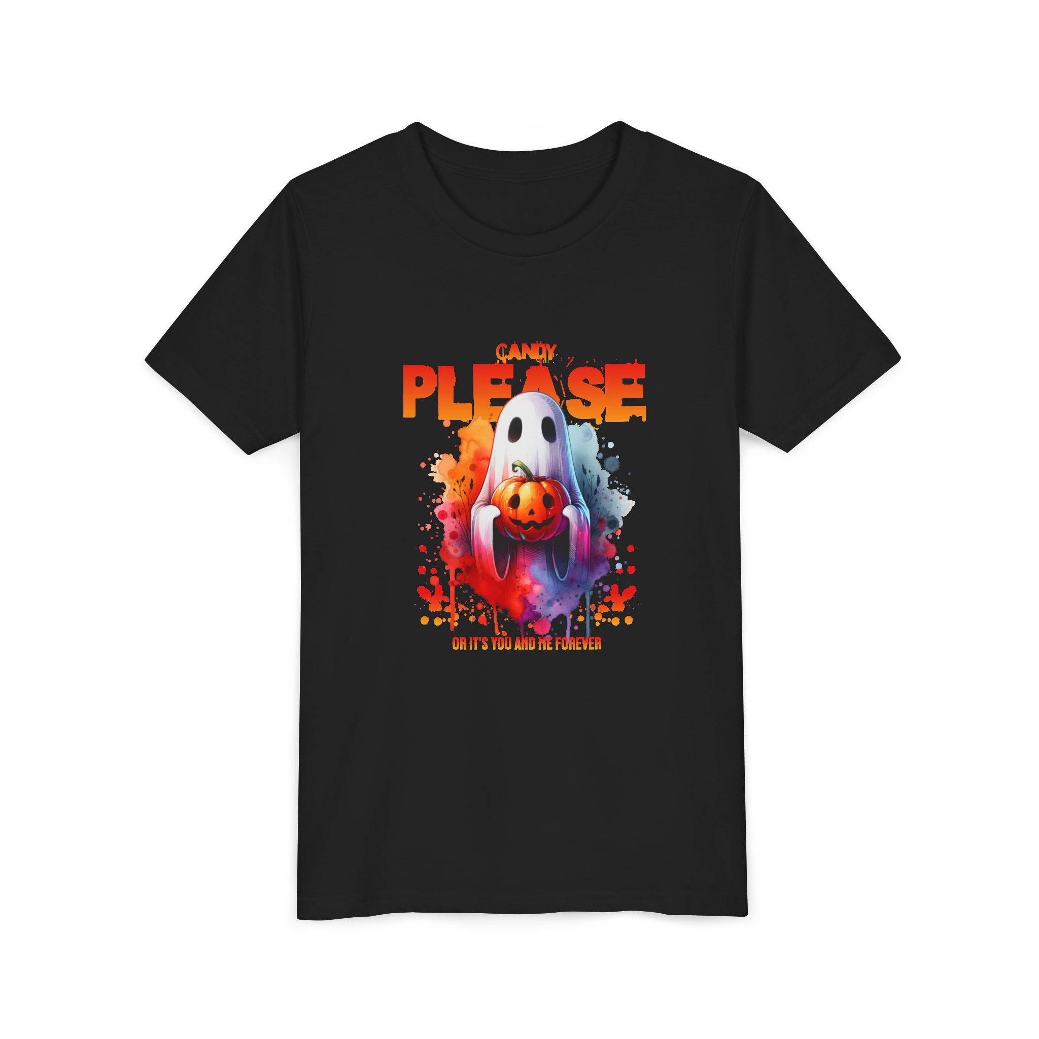 Candy Please Halloween T-Shrit - Youth