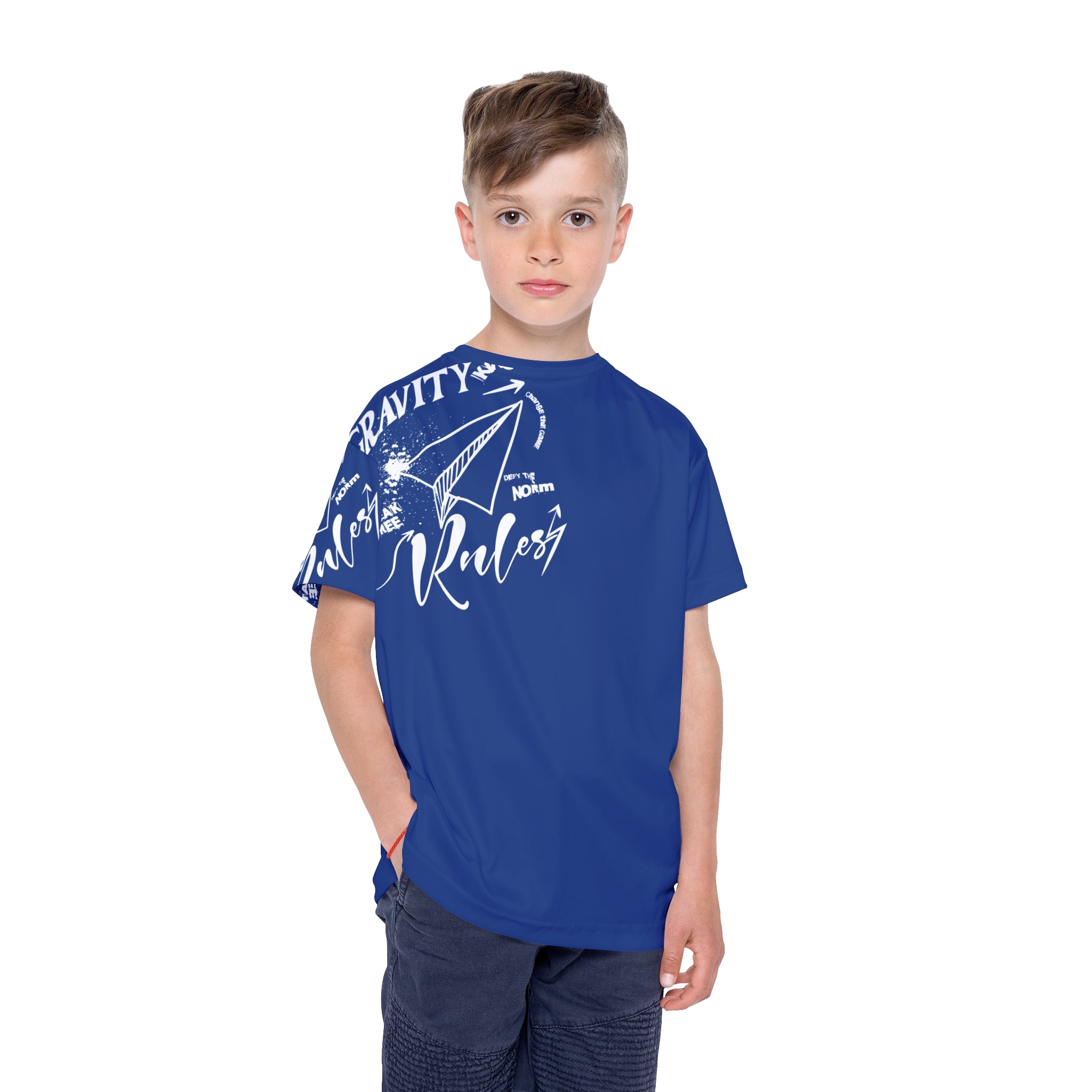 Throw It & Go Tee (Blue)
