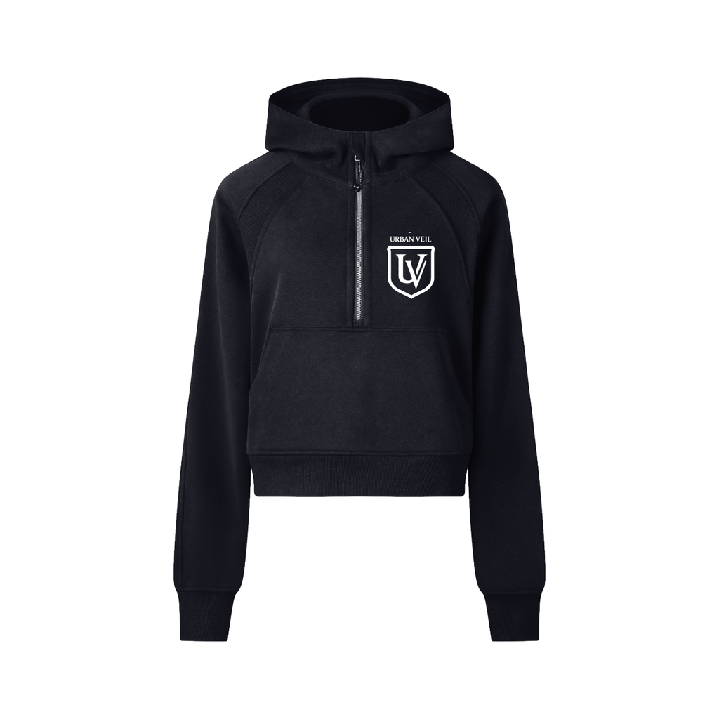 woman's clothing,cropped hoodie,woman's wear,everyday hoodie,MOOD hoodie,trendsetter,streetwear,statement piece,everyday wear,comfort wear
