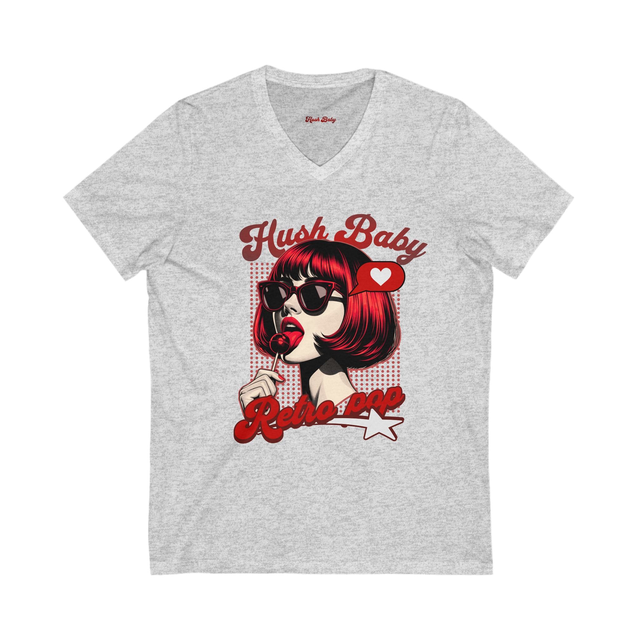 Hush Baby Retro Chic V-Neck Tee