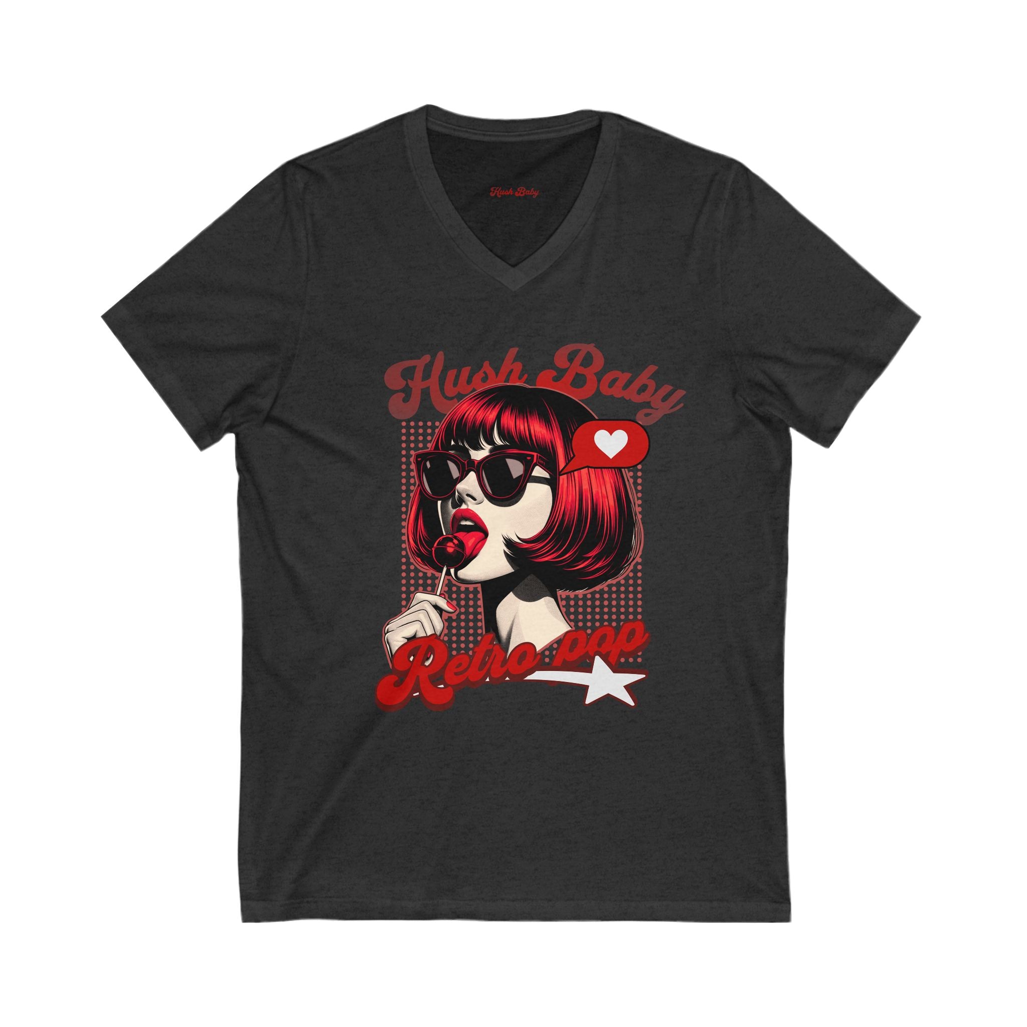 Hush Baby Retro Chic V-Neck Tee