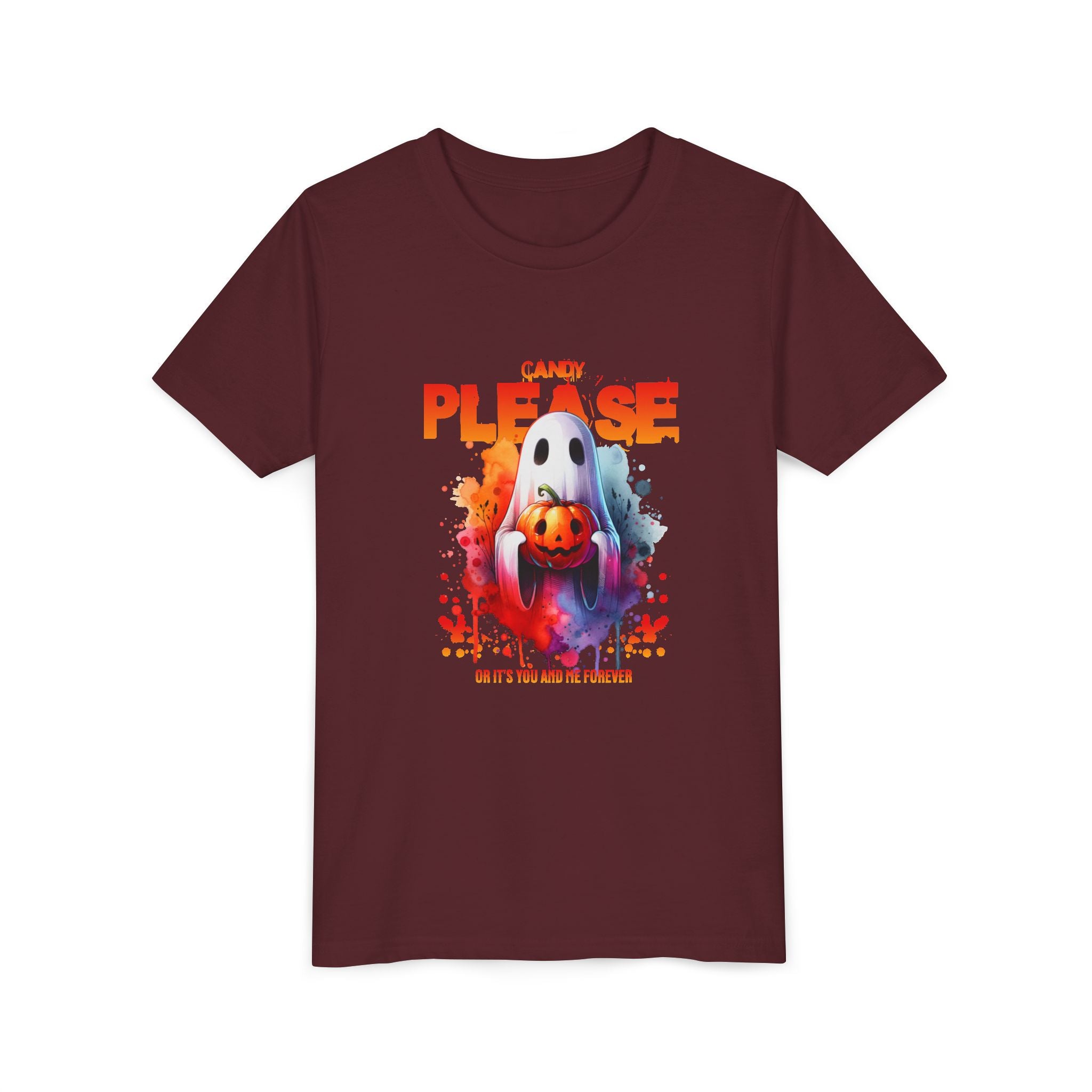 Candy Please Halloween T-Shrit - Youth