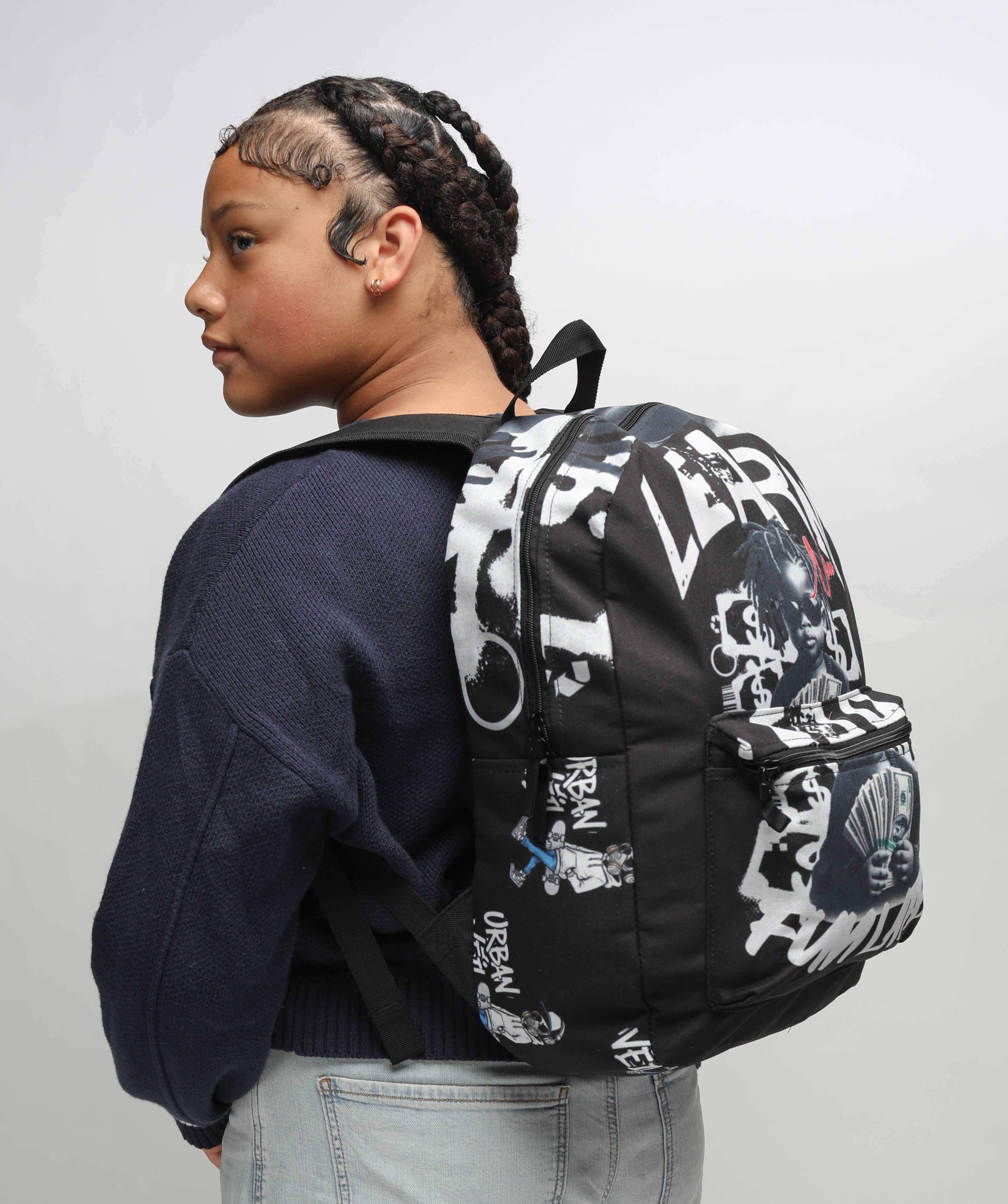Street Style Backpack - Urban Veil Learn Now Fun Later