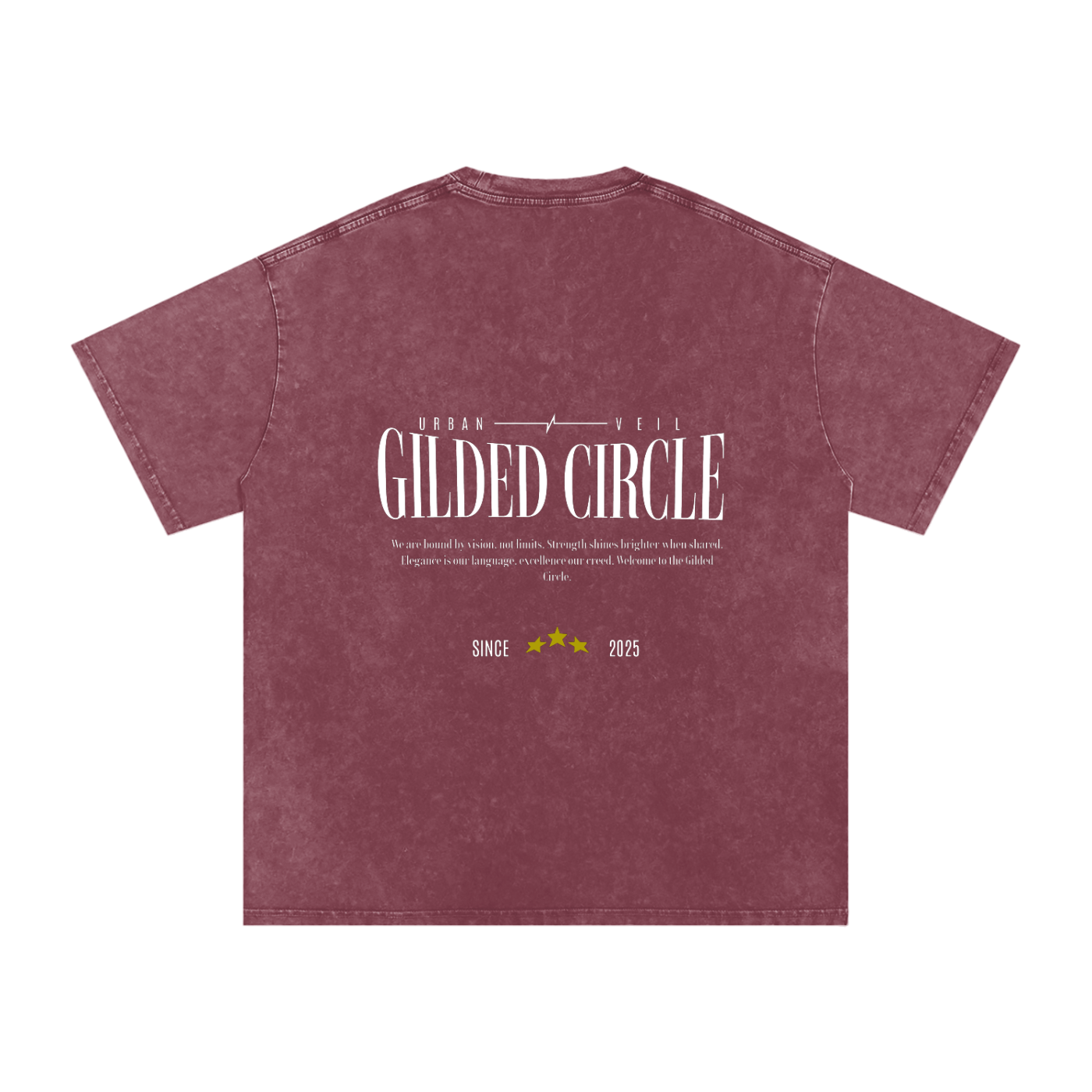 Gilded Circle Oversized Cotton T-Shirt