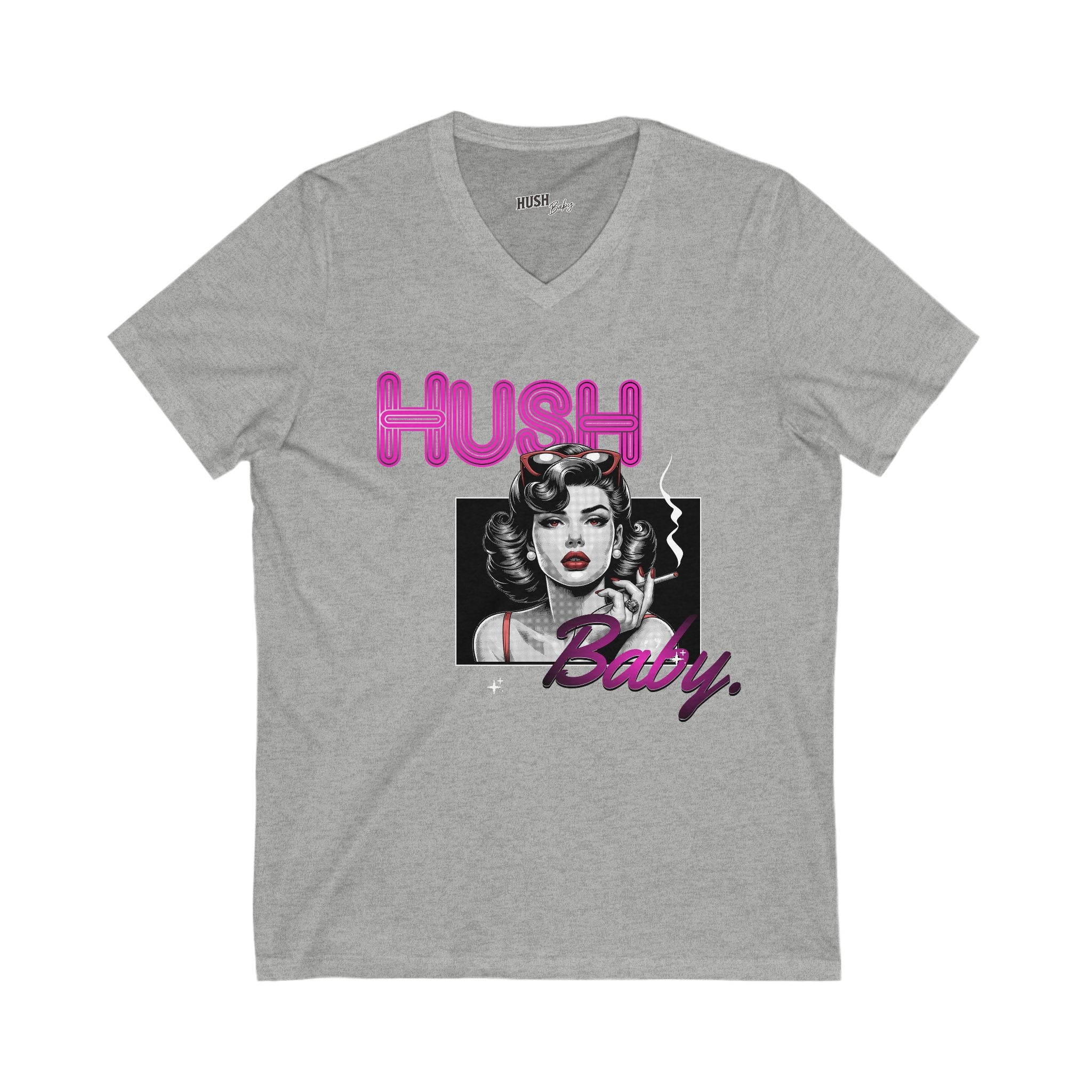 Hush Baby Vintage V-Neck Tee