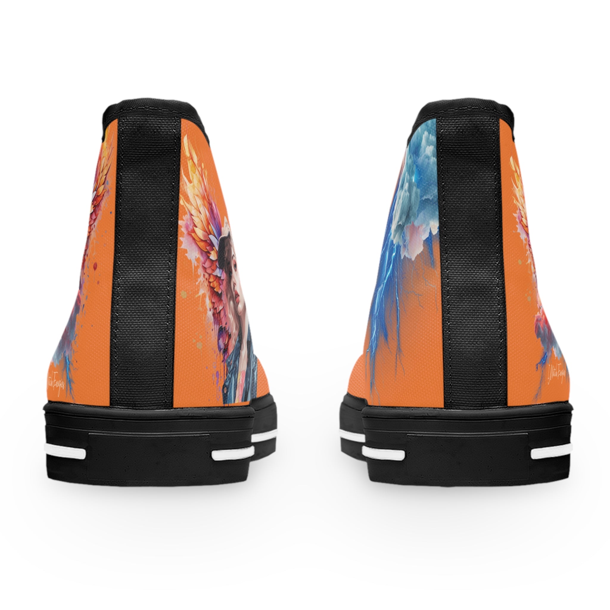 VIBE MATCH High Top Sneaker - Orange