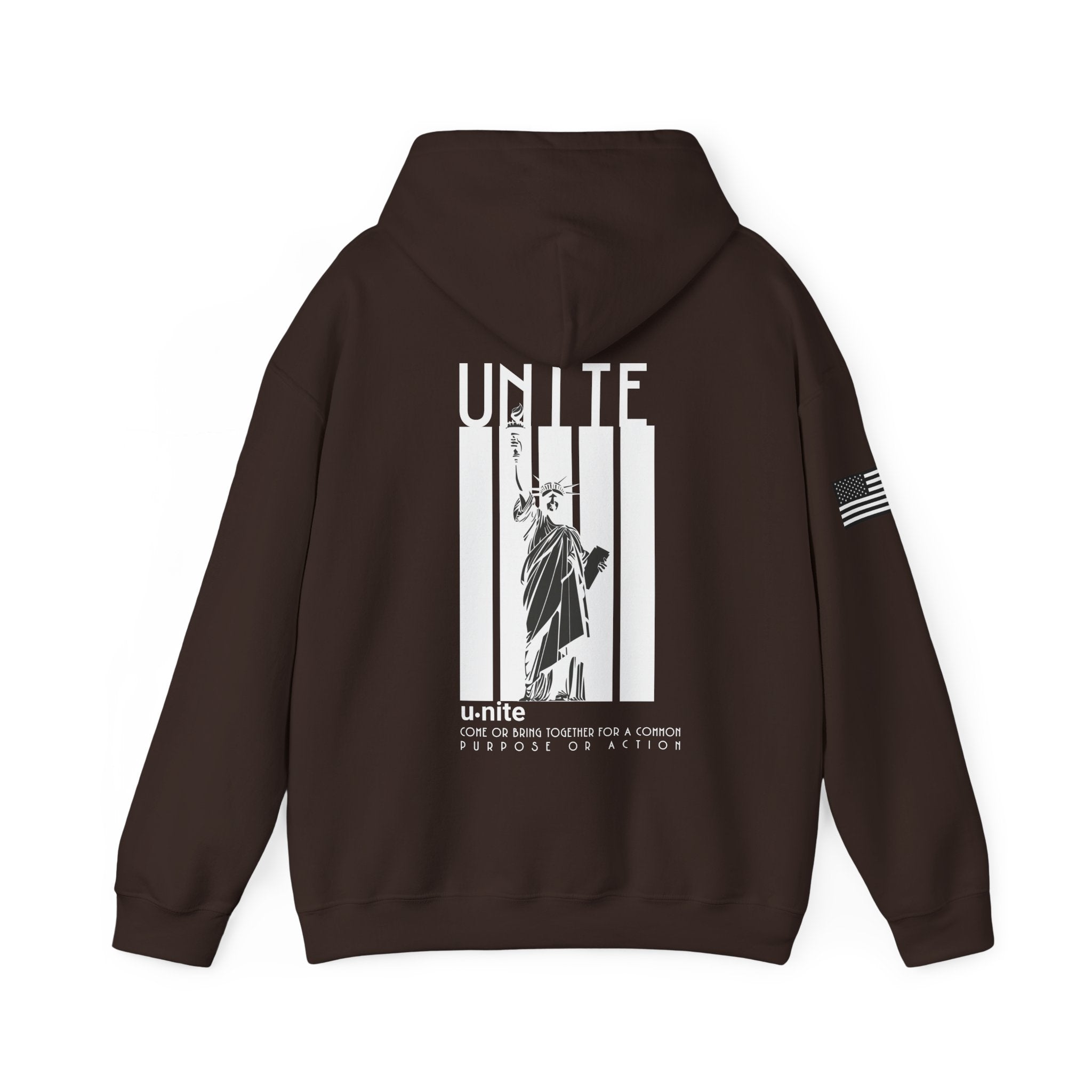 U-N-I-T-E Hoodie (White Writing)
