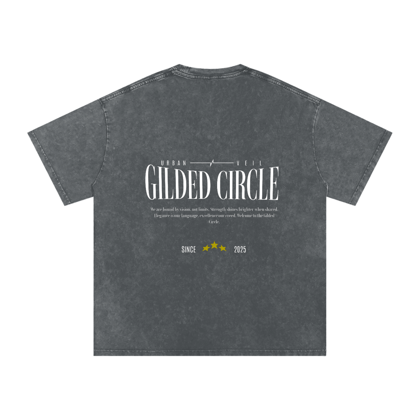 Gilded Circle Oversized Cotton T-Shirt
