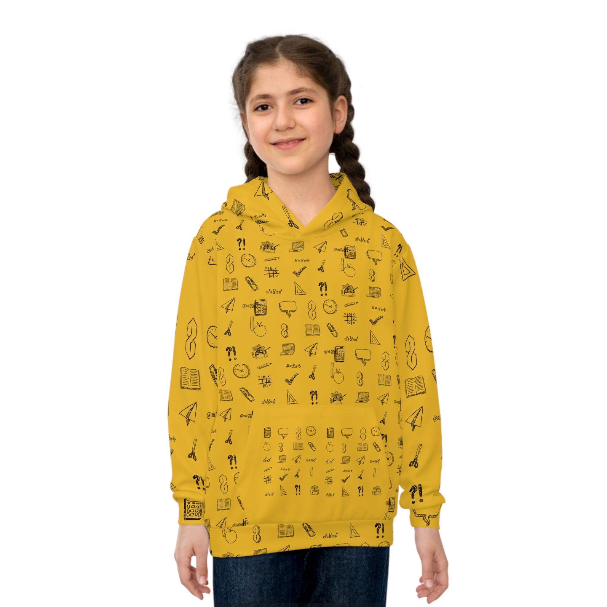 Retro School Hoodie (Yellow)