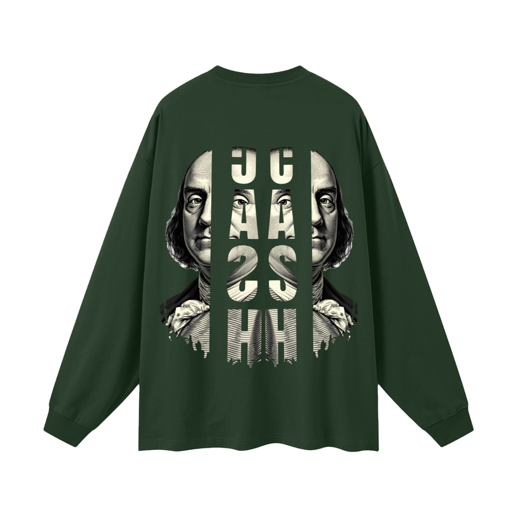 CASH Oversized Long Sleeve T-Shirt