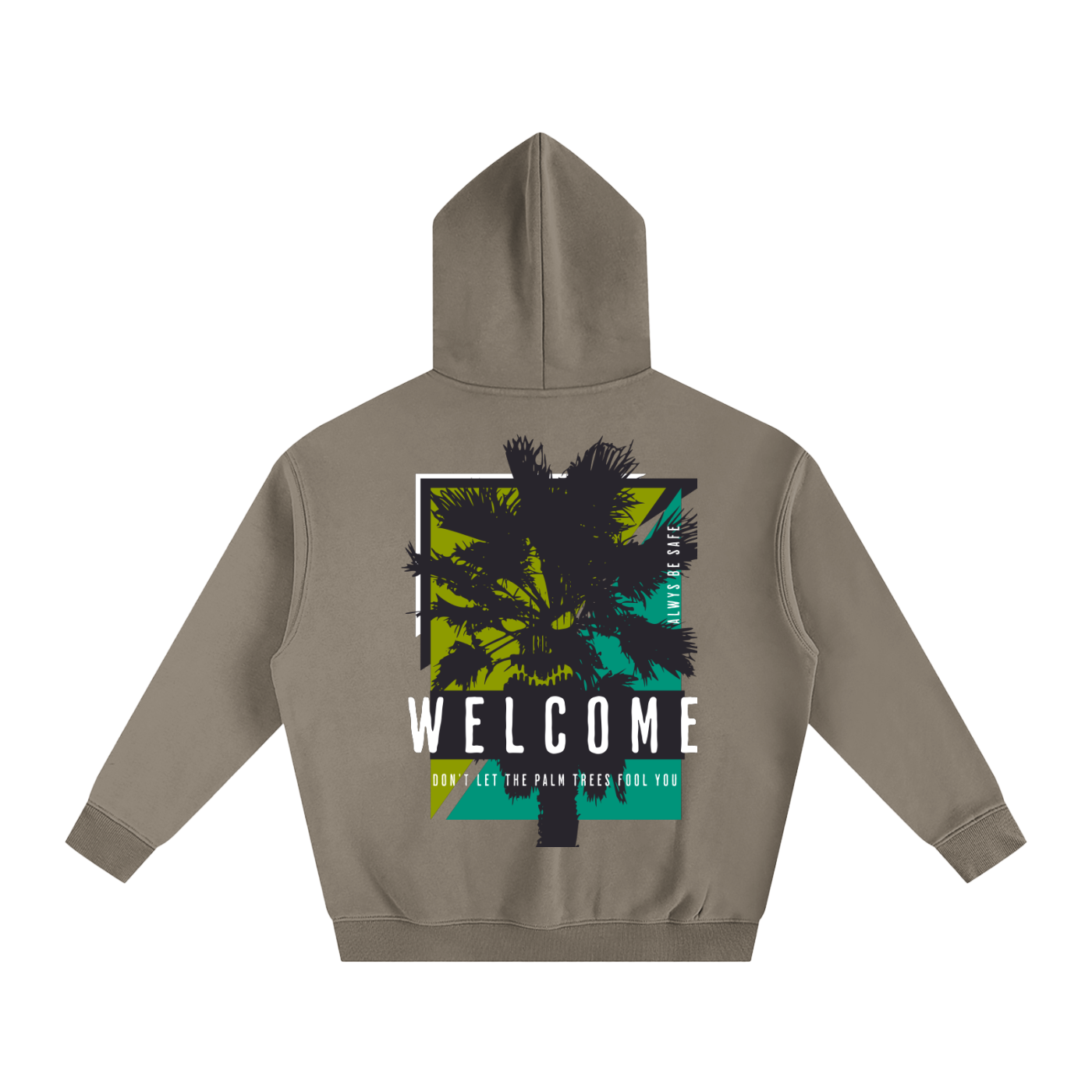 Welcomed Oversized Fleeced Hoodie