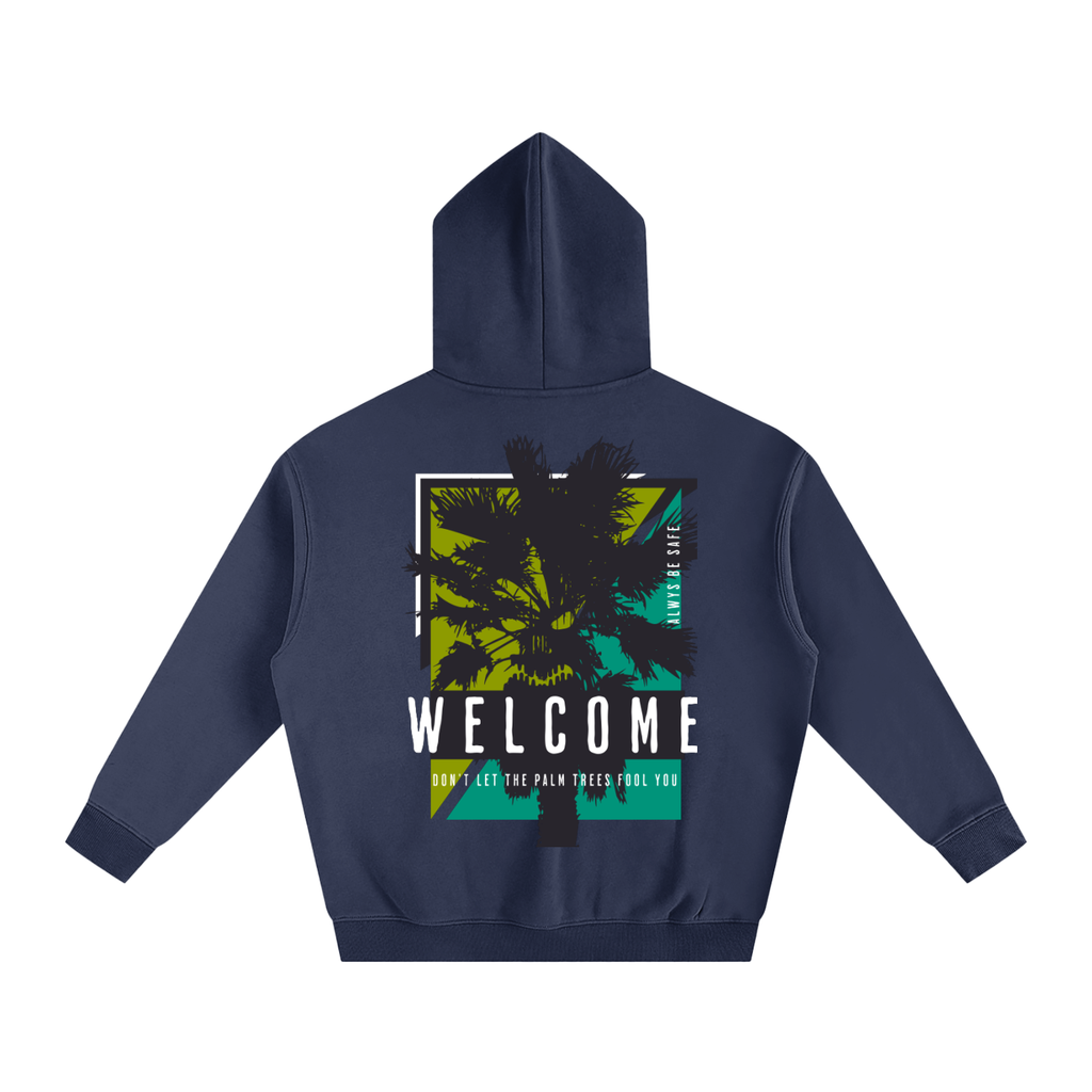Welcomed Oversized Fleeced Hoodie