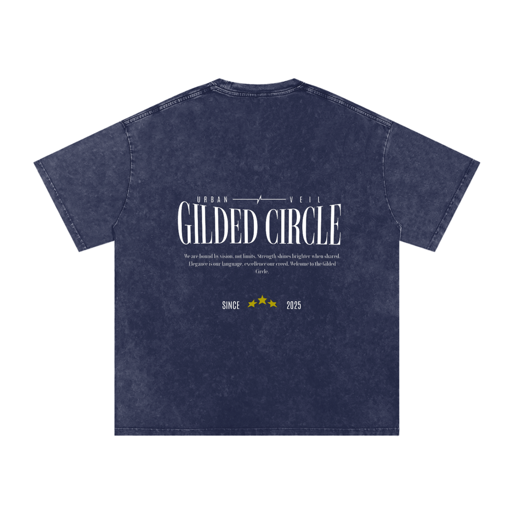 Gilded Circle Oversized Cotton T-Shirt