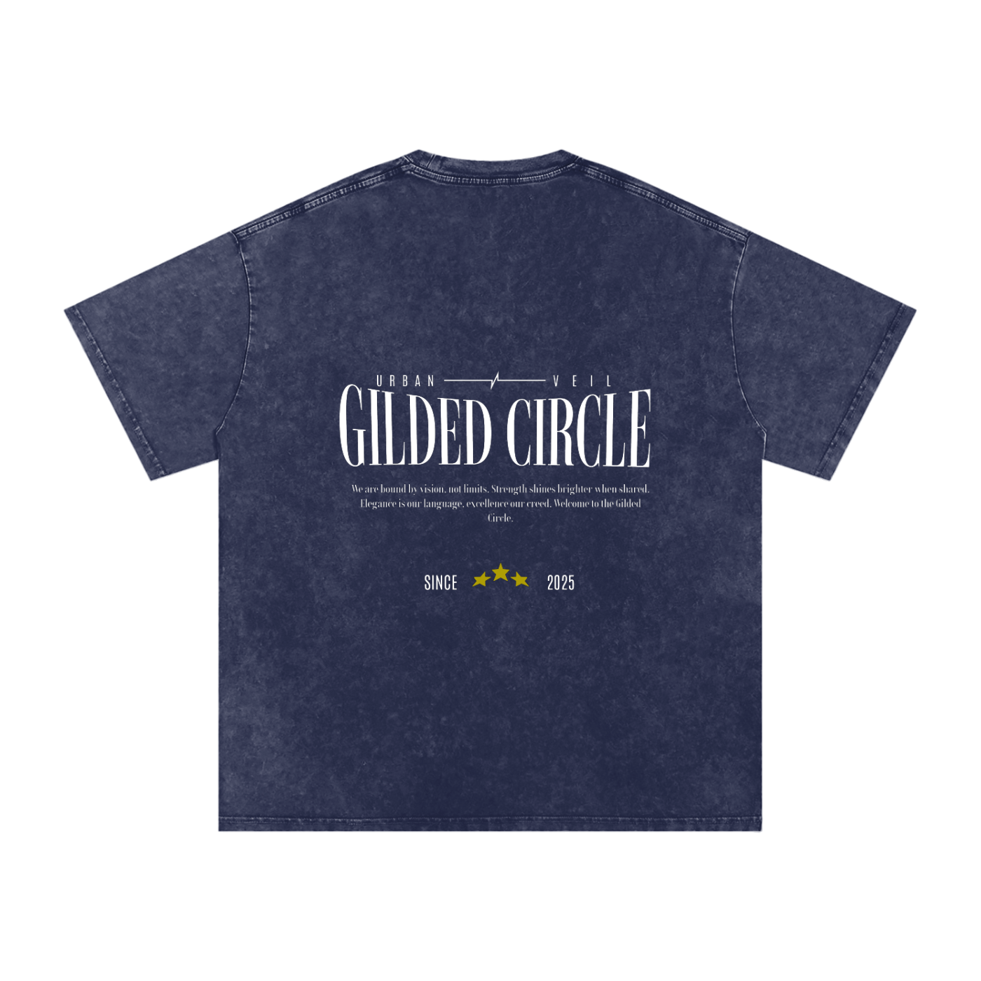 Gilded Circle Oversized Cotton T-Shirt
